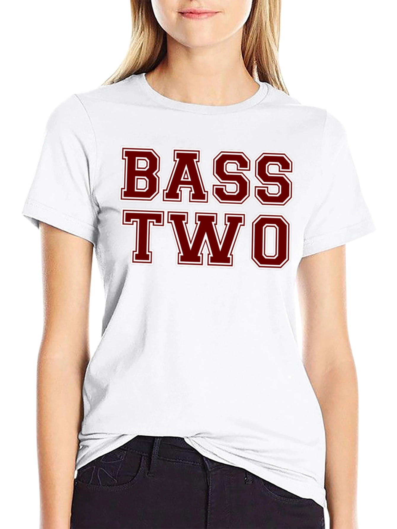 Bass Two Graphic T-Shirt - Black Cotton Tee