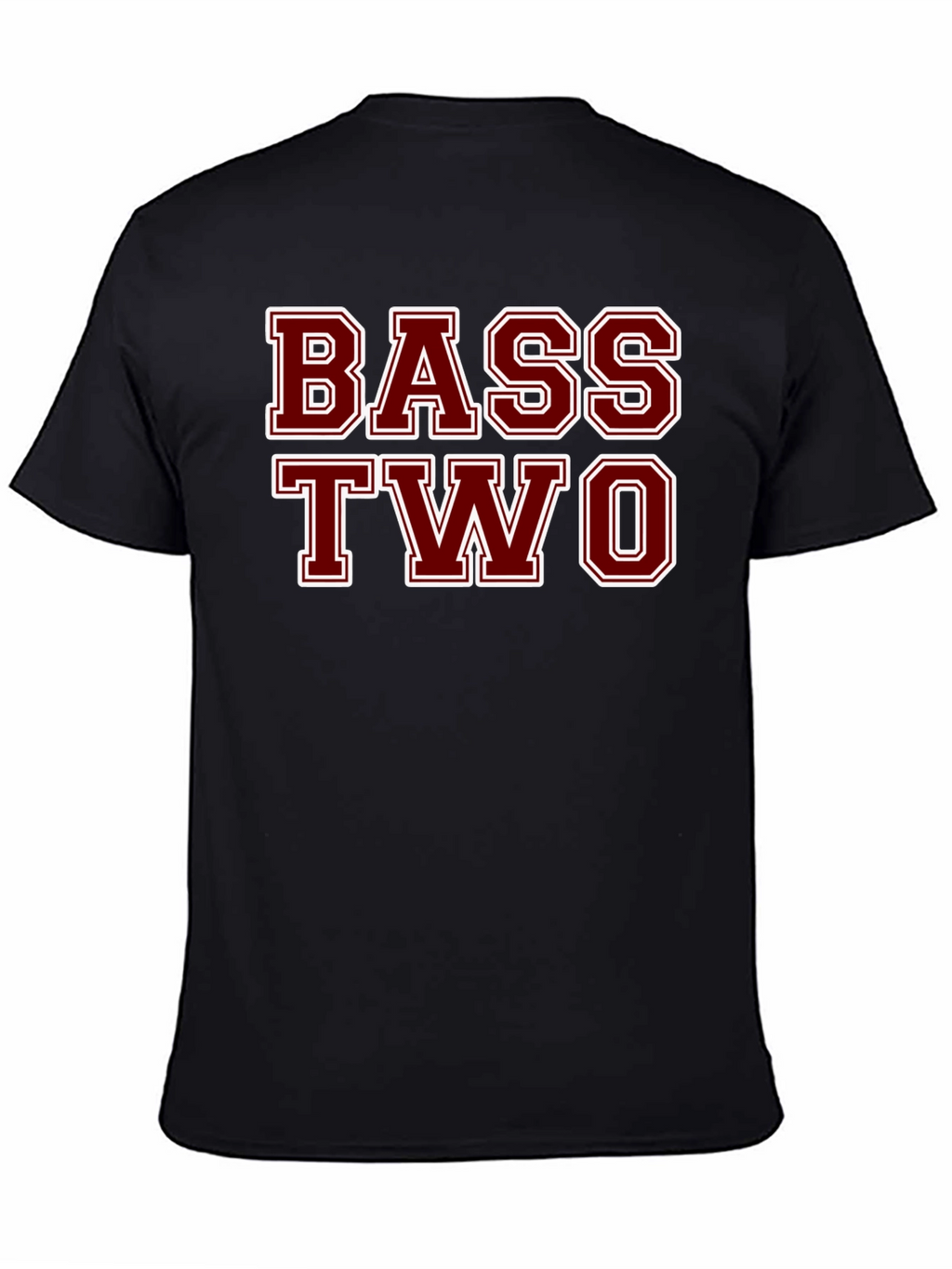 Bass Two Graphic T-Shirt - Black Cotton Tee