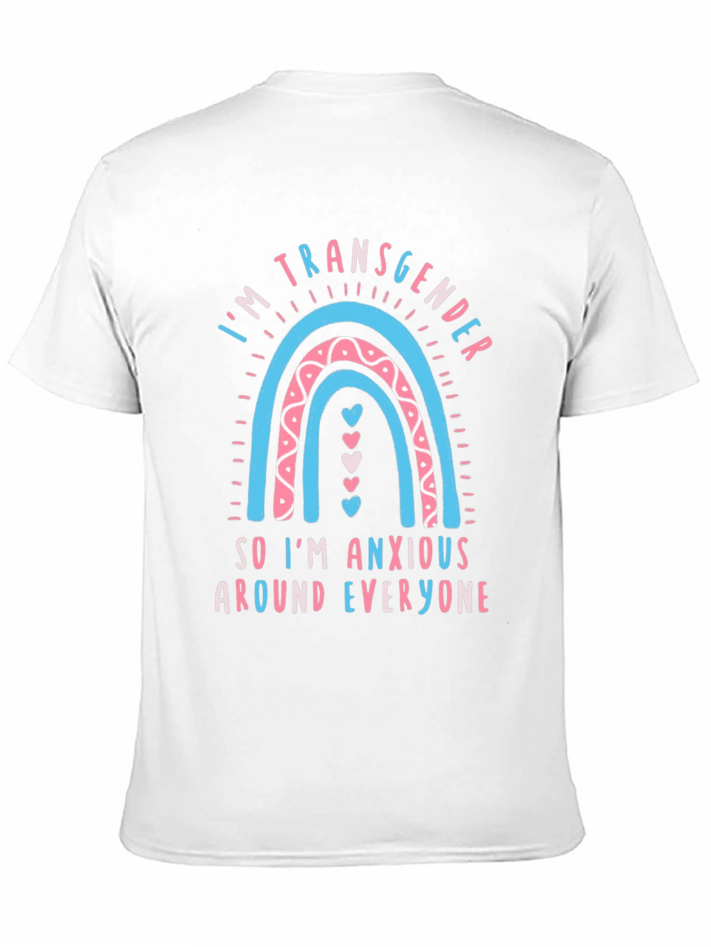 Transgender Rainbow Anxiety Tee