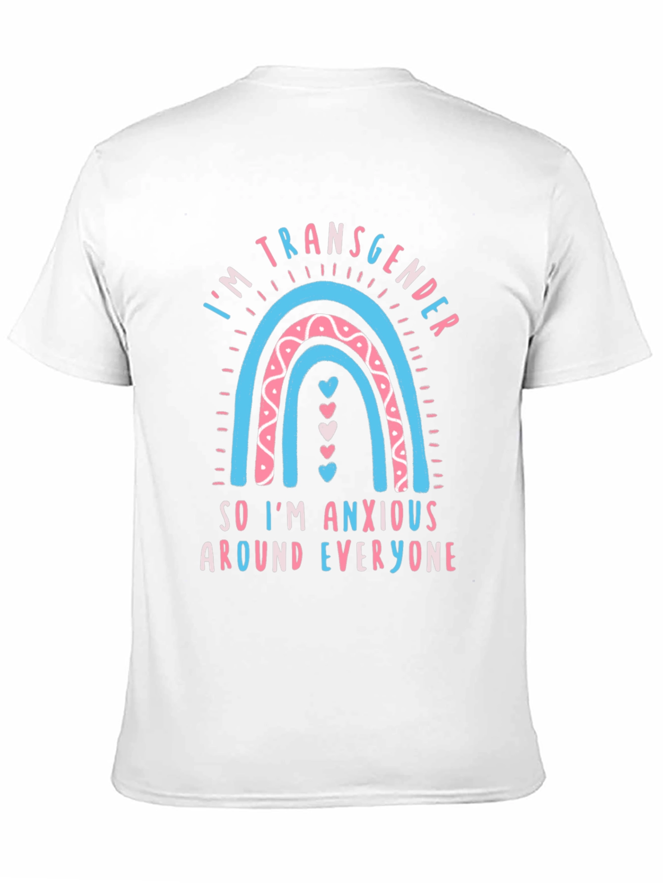 Transgender Rainbow Anxiety Tee