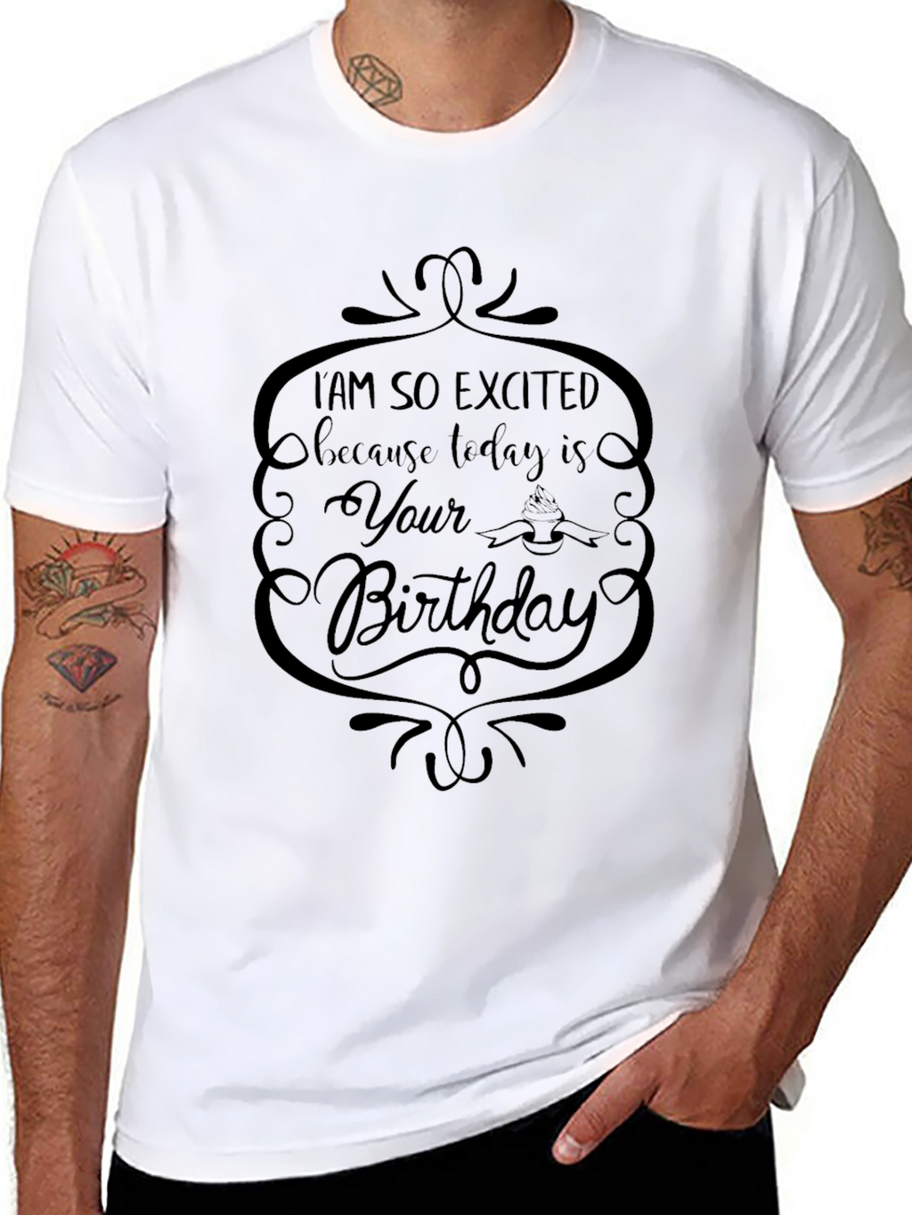 Im So Excited Its Your Birthday Graphic Tee