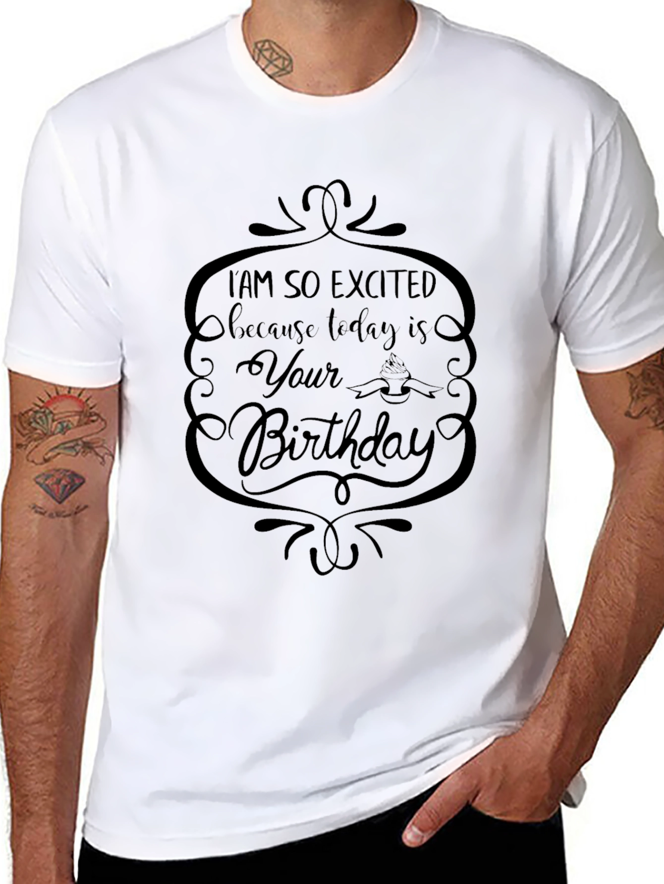 Im So Excited Its Your Birthday Graphic Tee