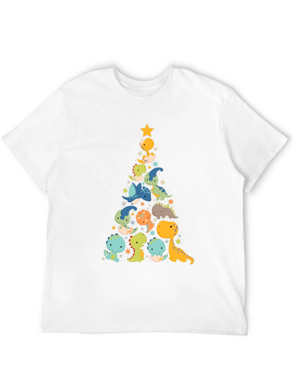 Dino Christmas Tree T-Shirt