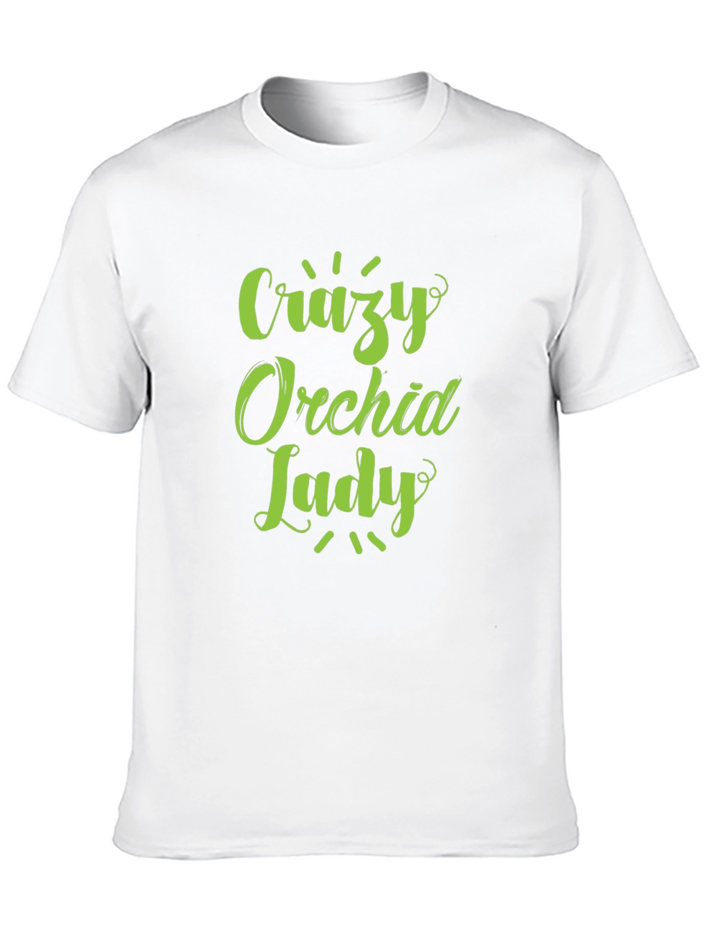 Crazy Orchid Lady T-Shirt - Black Graphic Tee