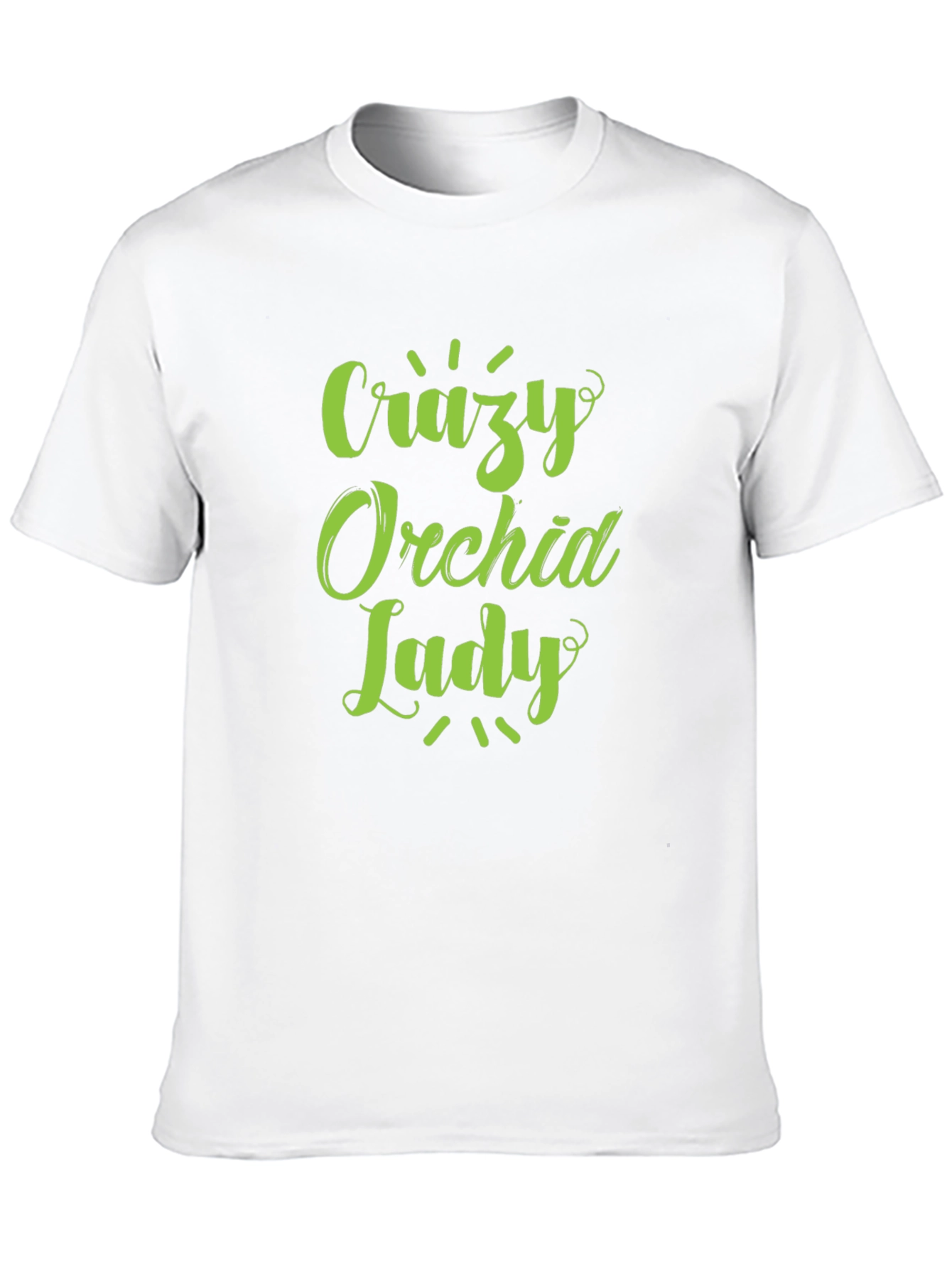 Crazy Orchid Lady T-Shirt - Black Graphic Tee