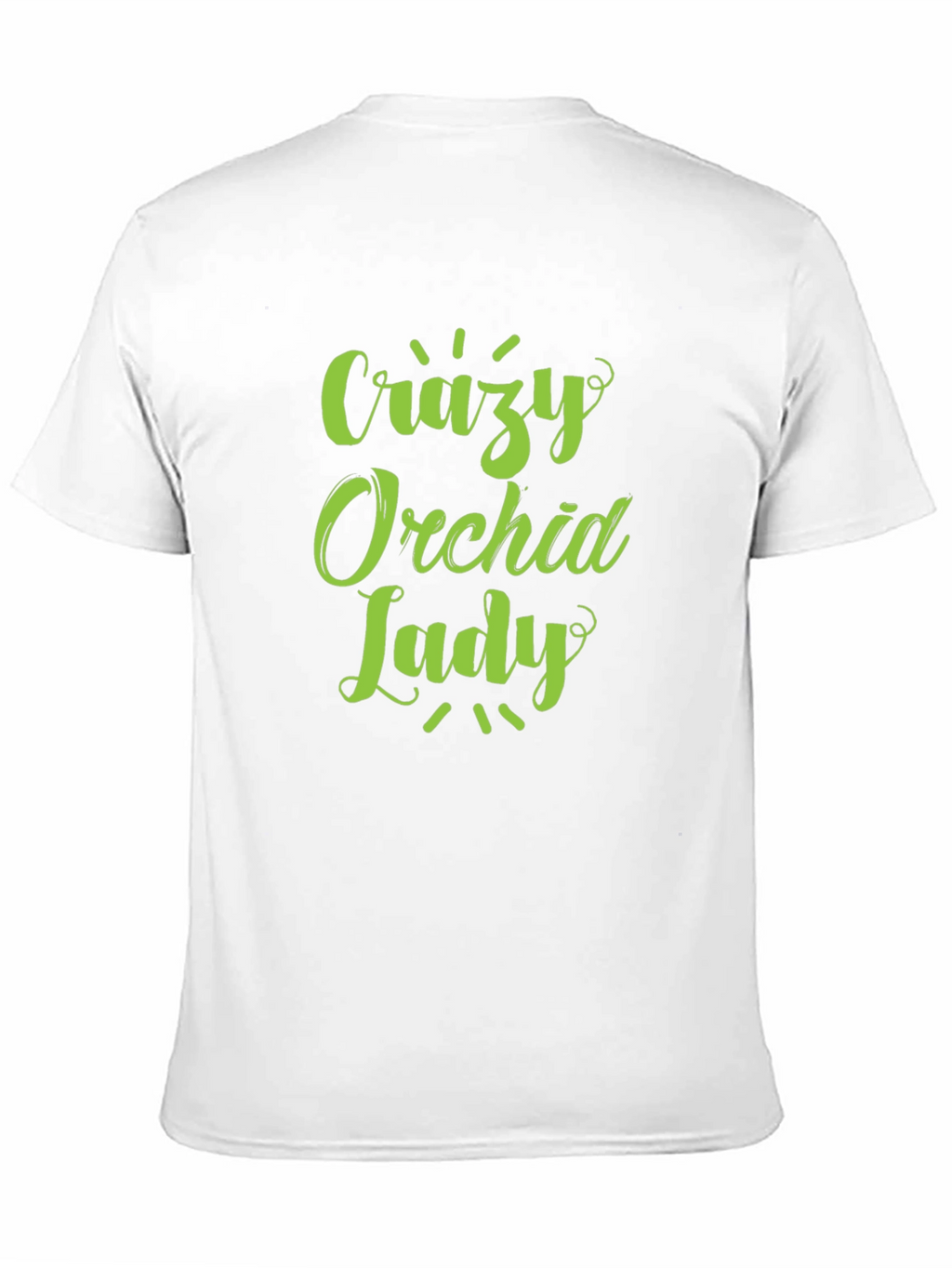 Crazy Orchid Lady T-Shirt - Black Graphic Tee