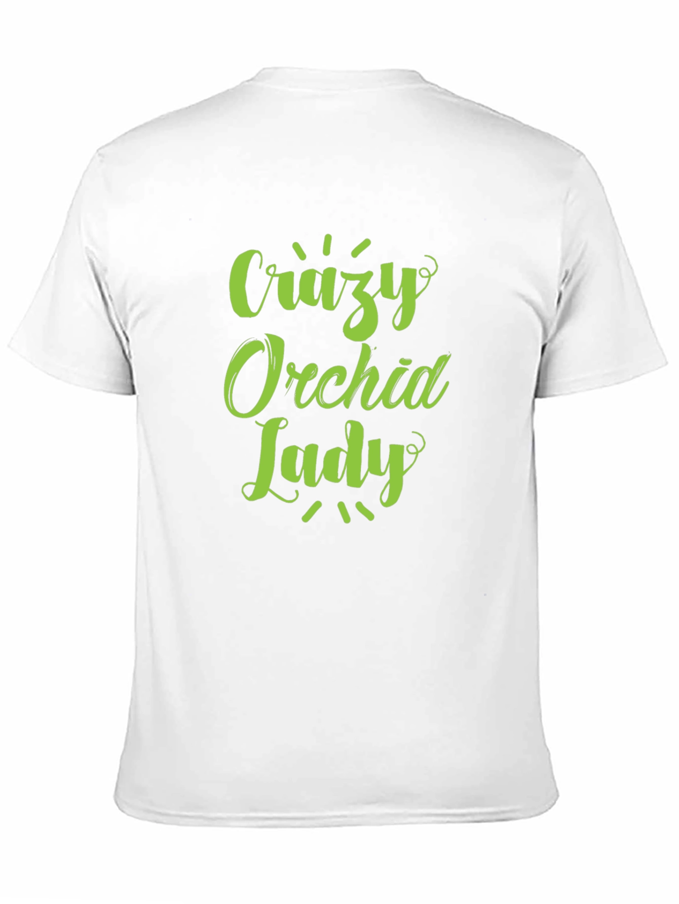 Crazy Orchid Lady T-Shirt - Black Graphic Tee