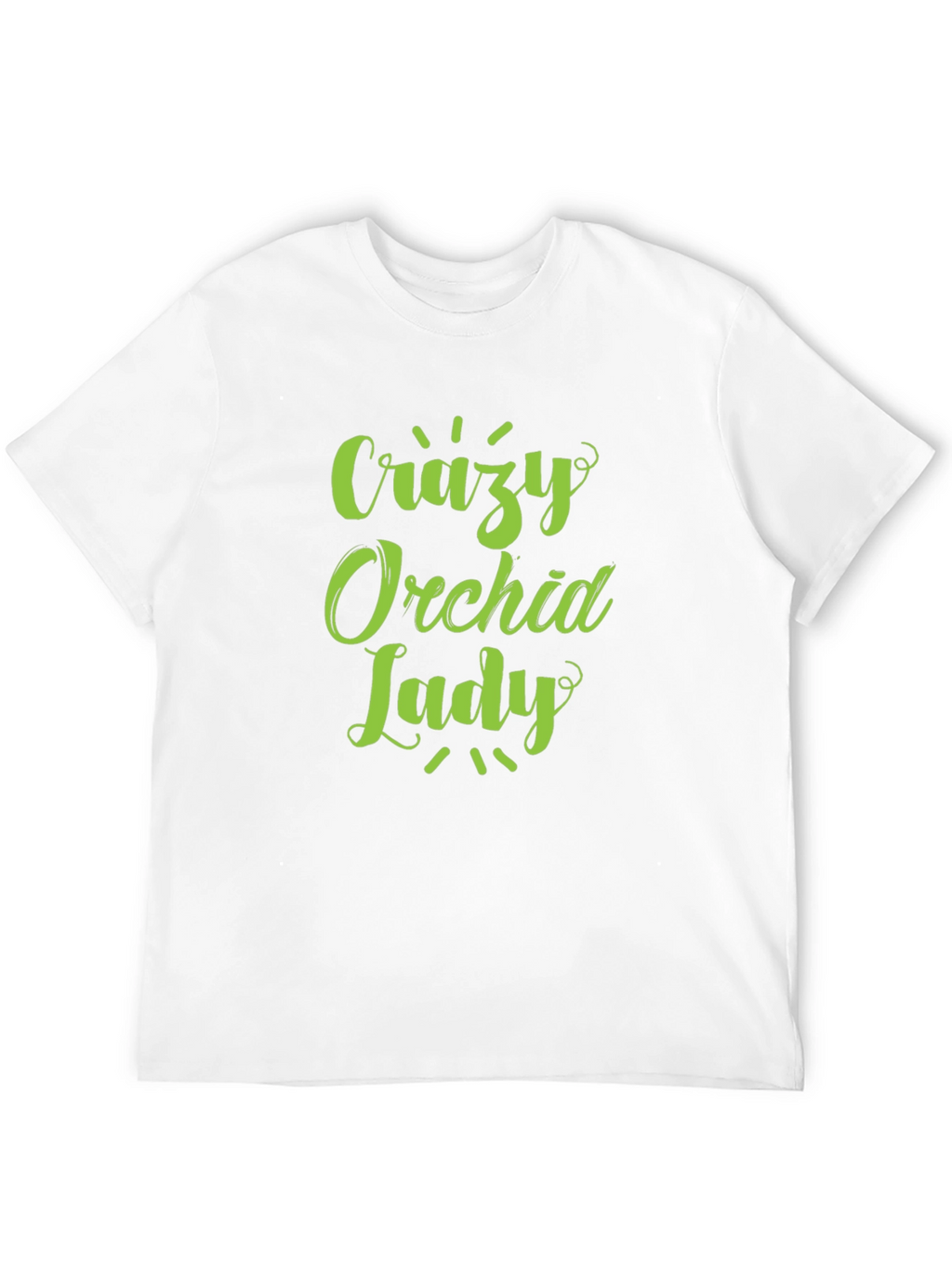 Crazy Orchid Lady T-Shirt - Black Graphic Tee