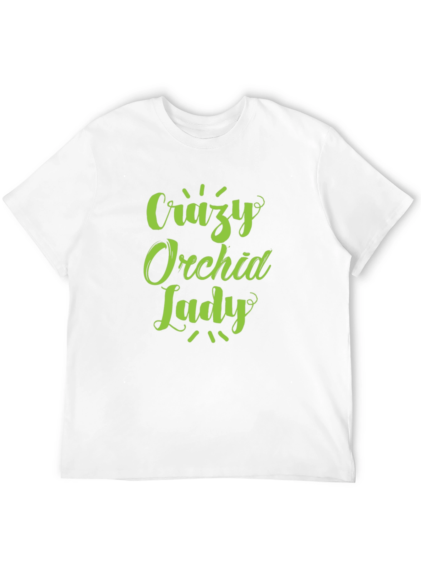 Crazy Orchid Lady T-Shirt - Black Graphic Tee