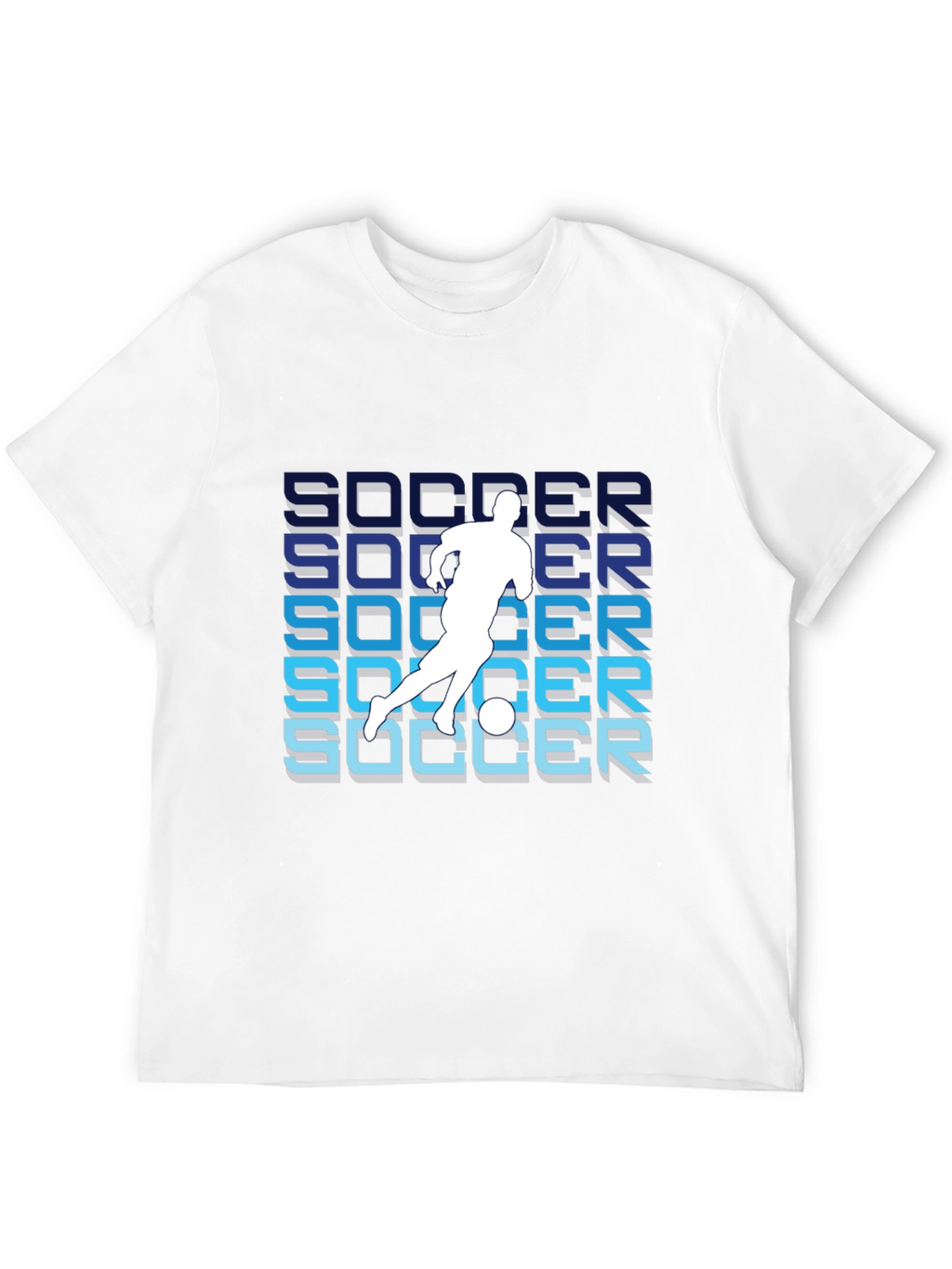 Soccer Graphic Black T-Shirt