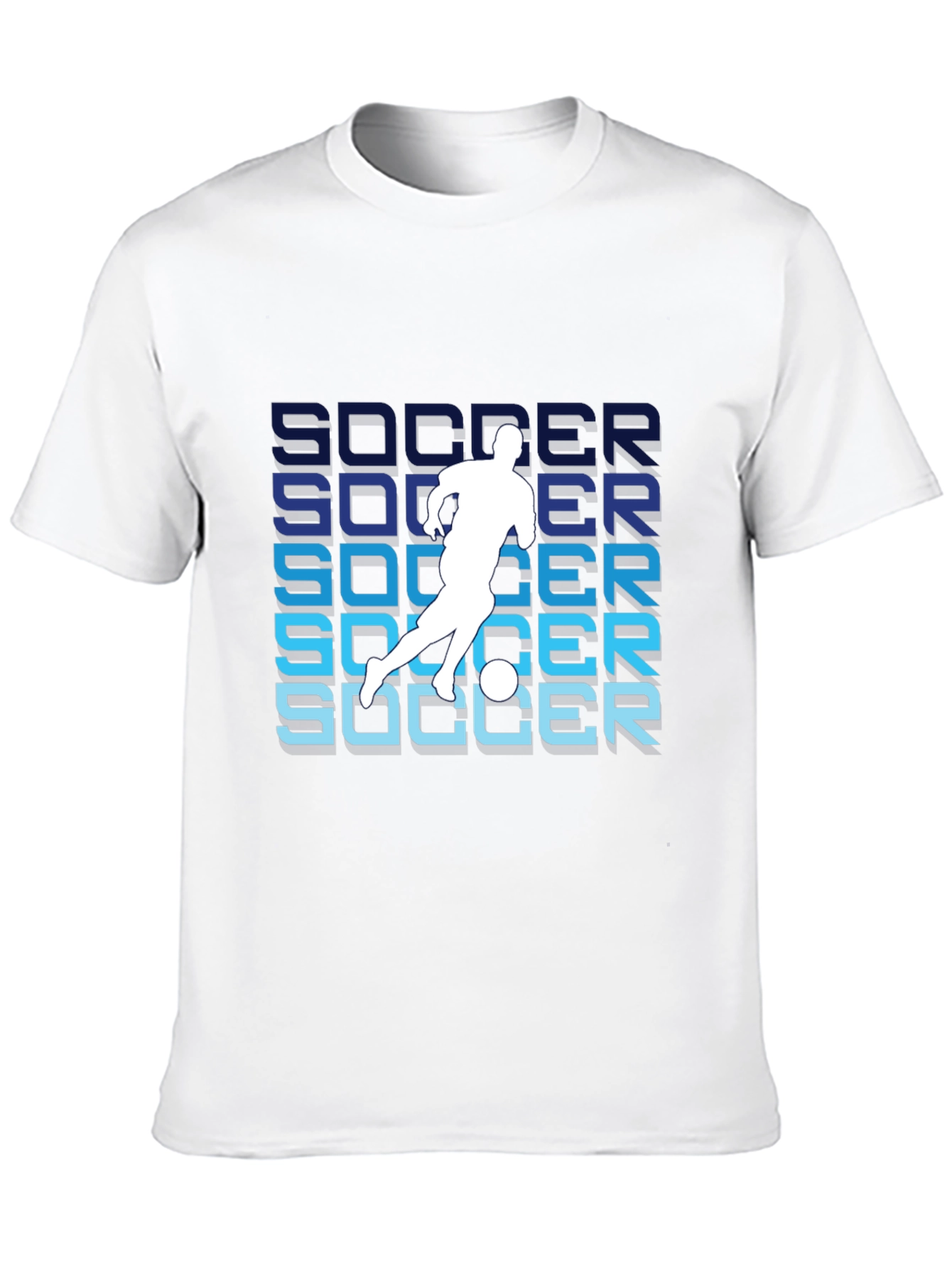 Soccer Graphic Black T-Shirt