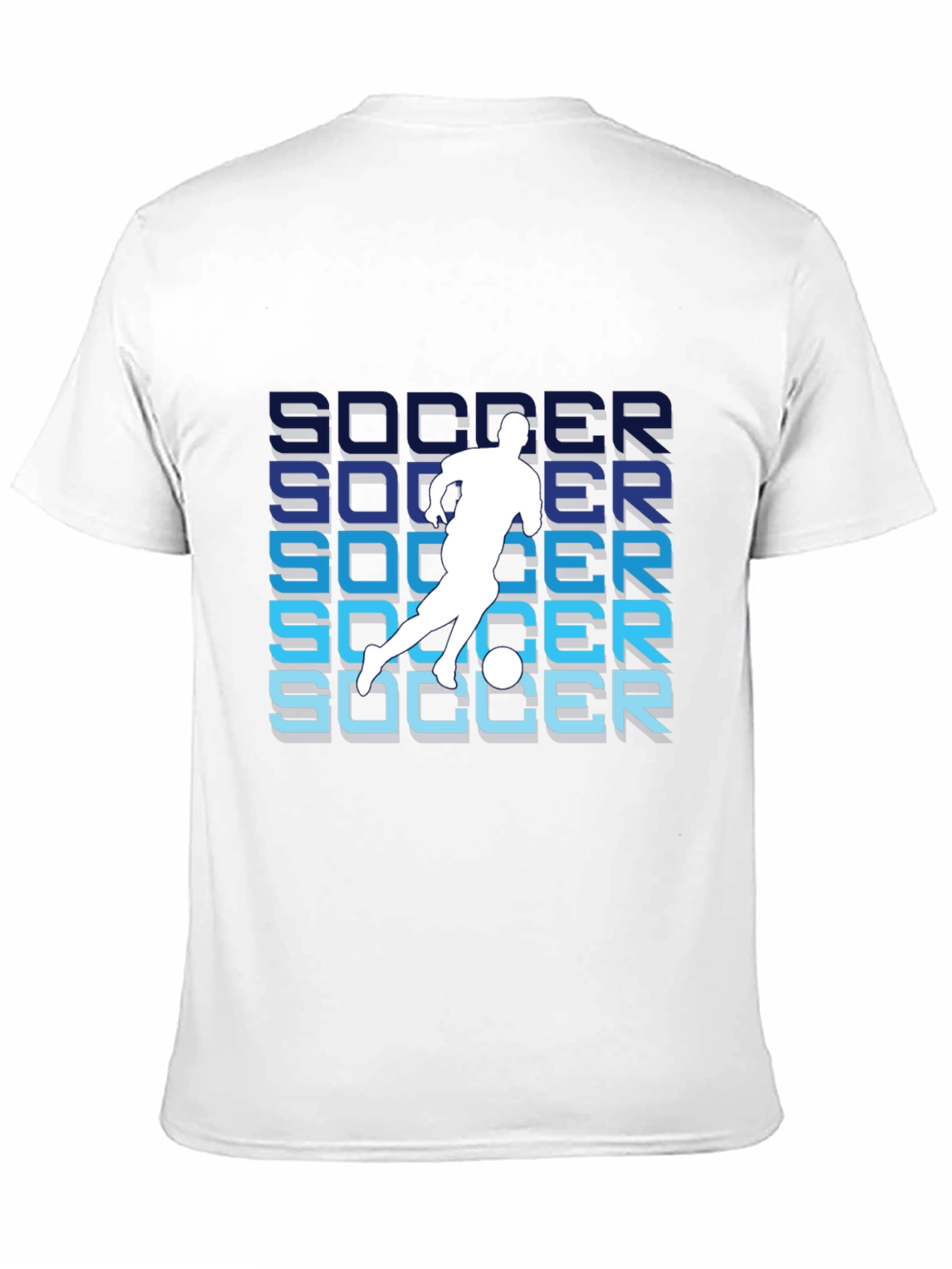Soccer Graphic Black T-Shirt