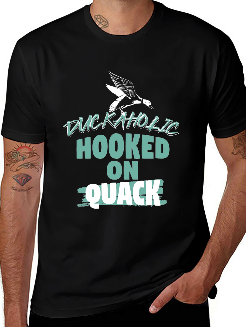 Duckaholic T-Shirt - Hooked on Quack