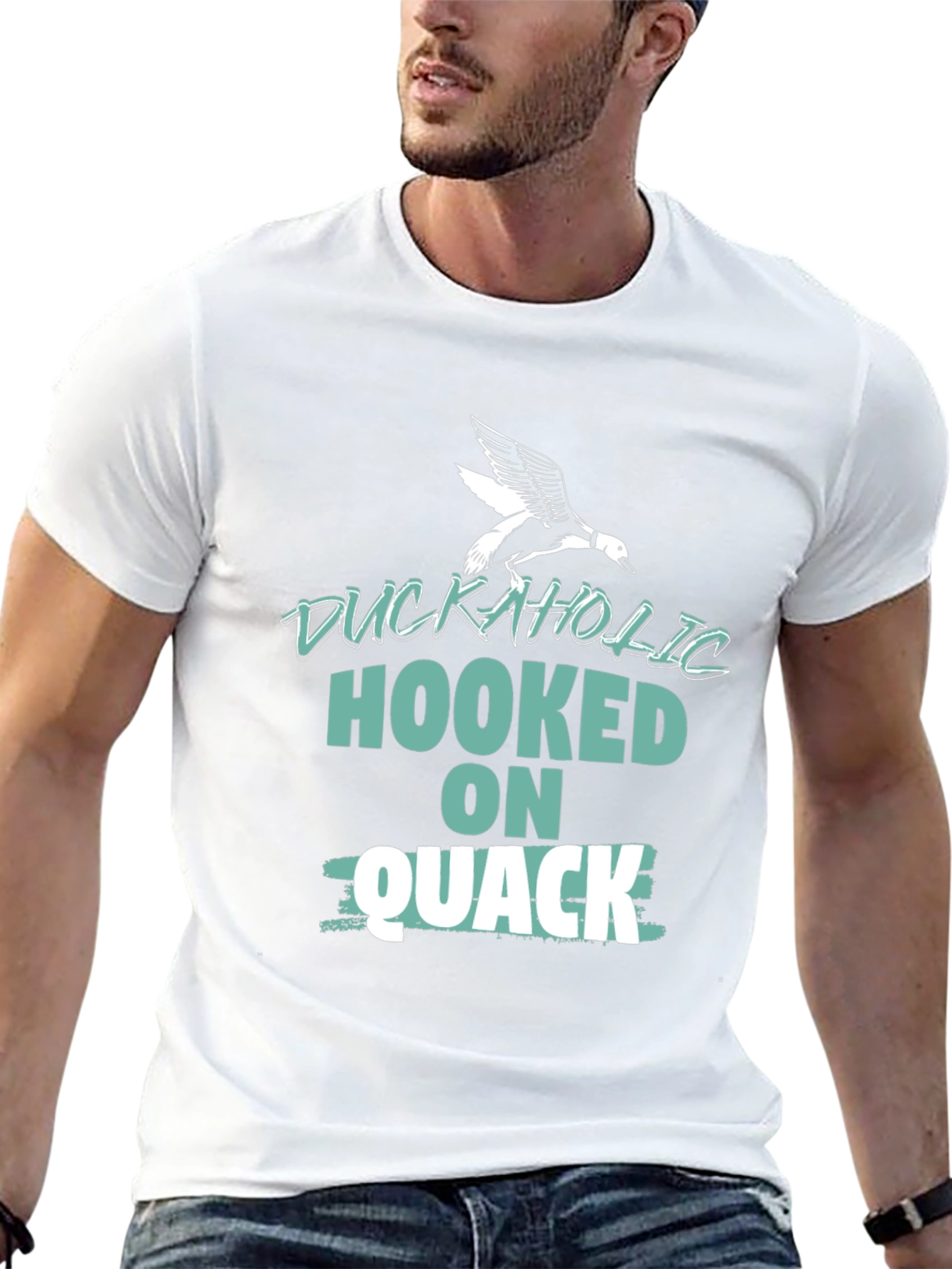Duckaholic T-Shirt - Hooked on Quack