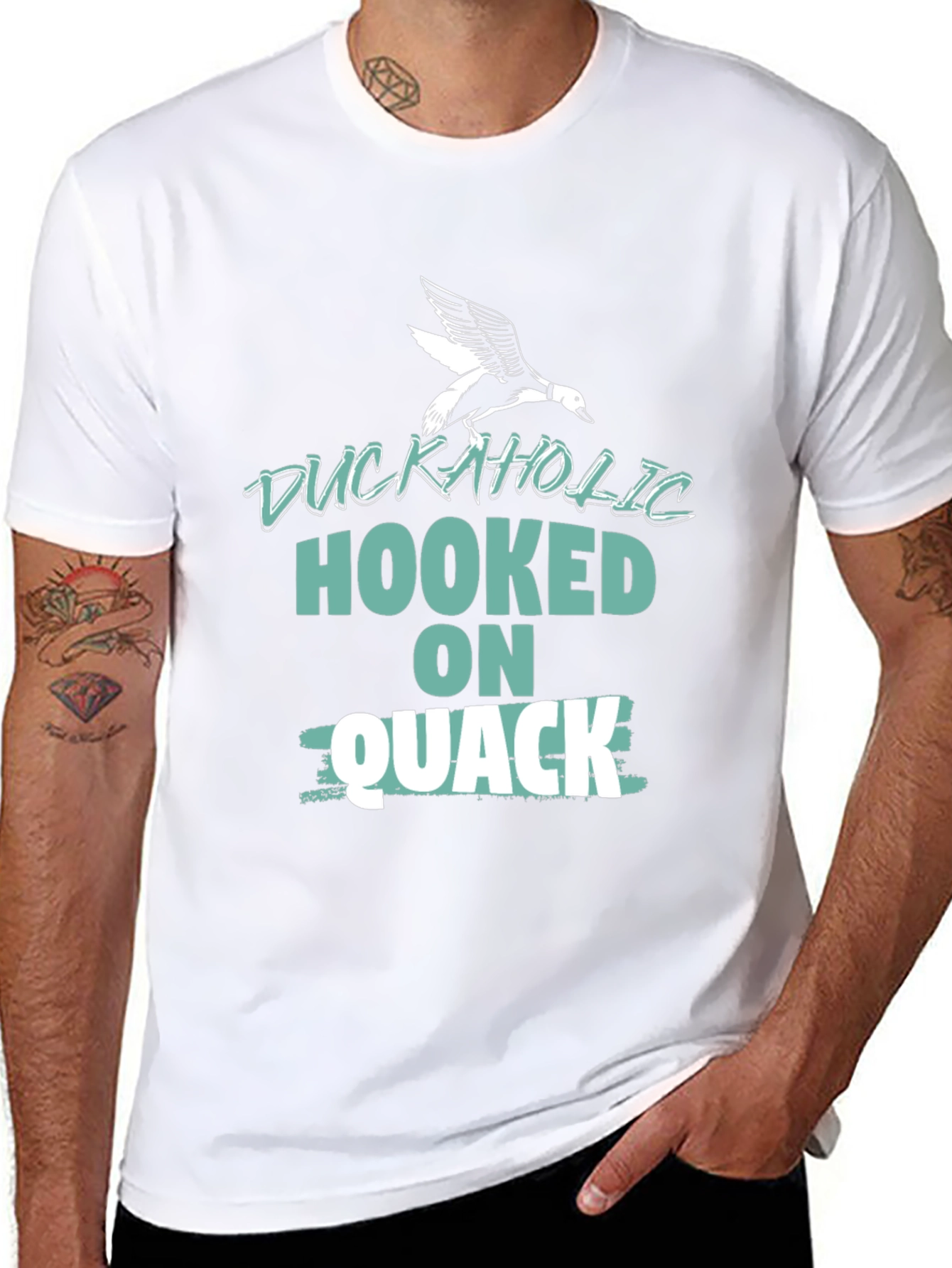 Duckaholic T-Shirt - Hooked on Quack