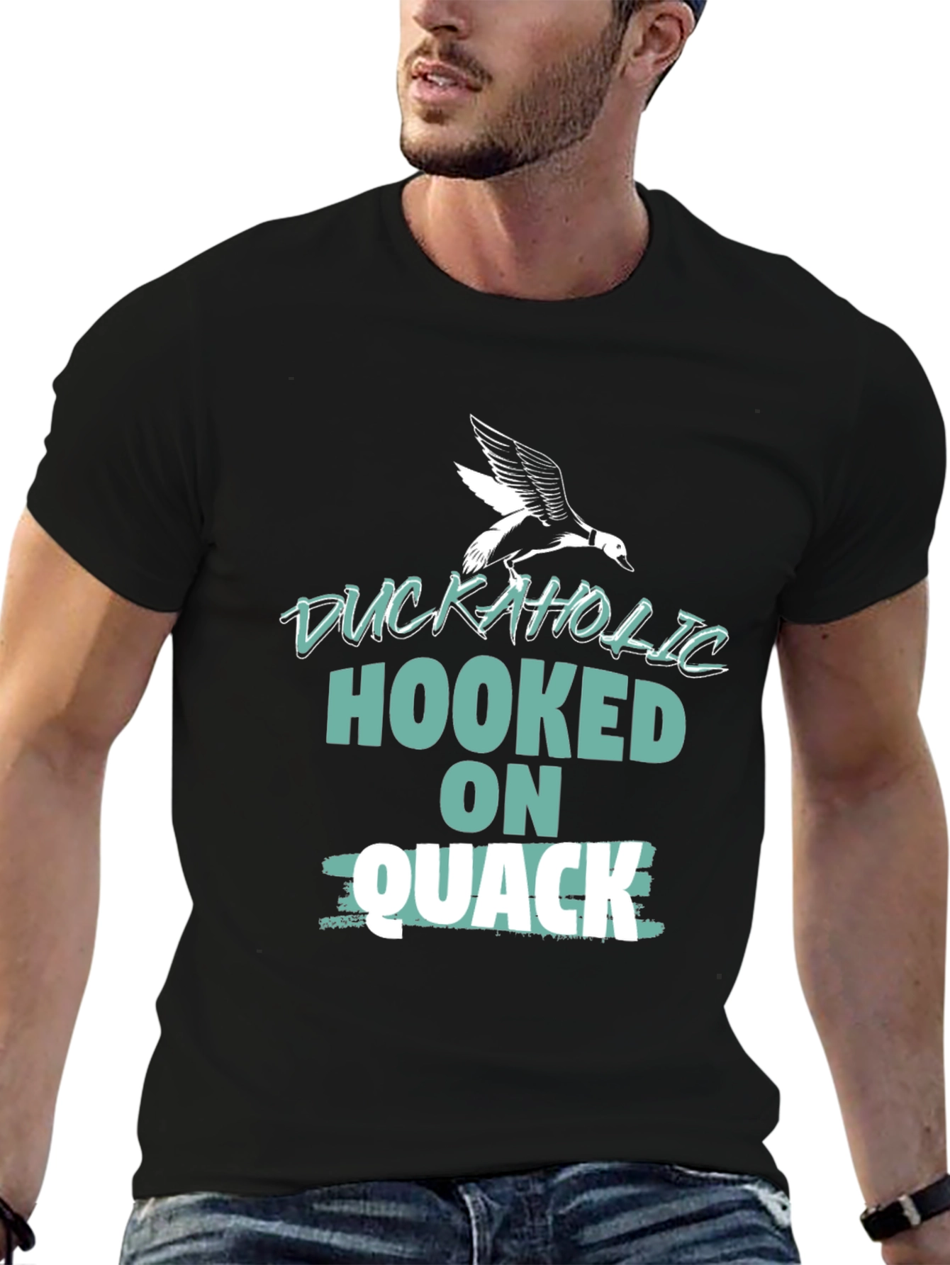 Duckaholic T-Shirt - Hooked on Quack