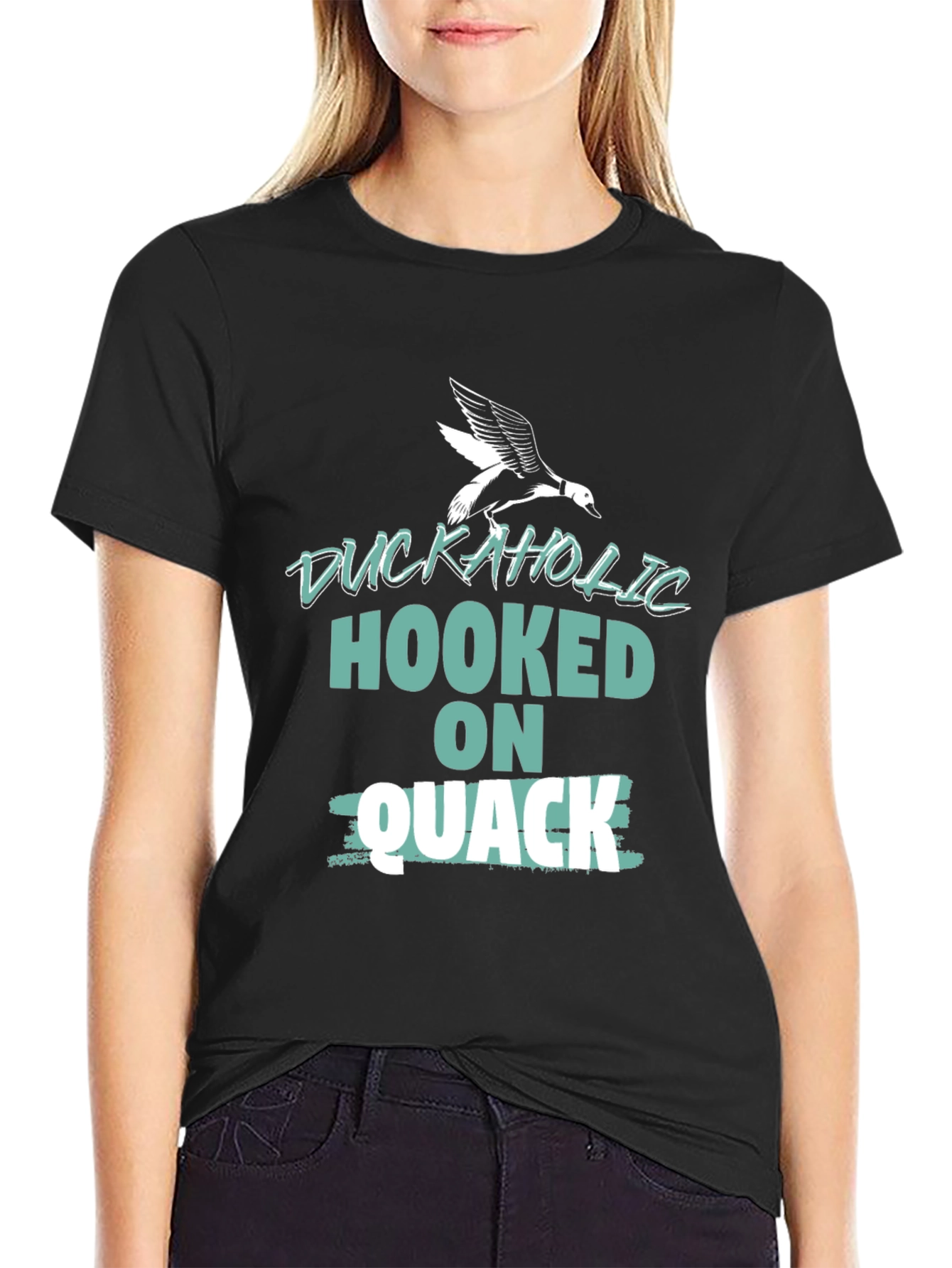 Duckaholic T-Shirt - Hooked on Quack