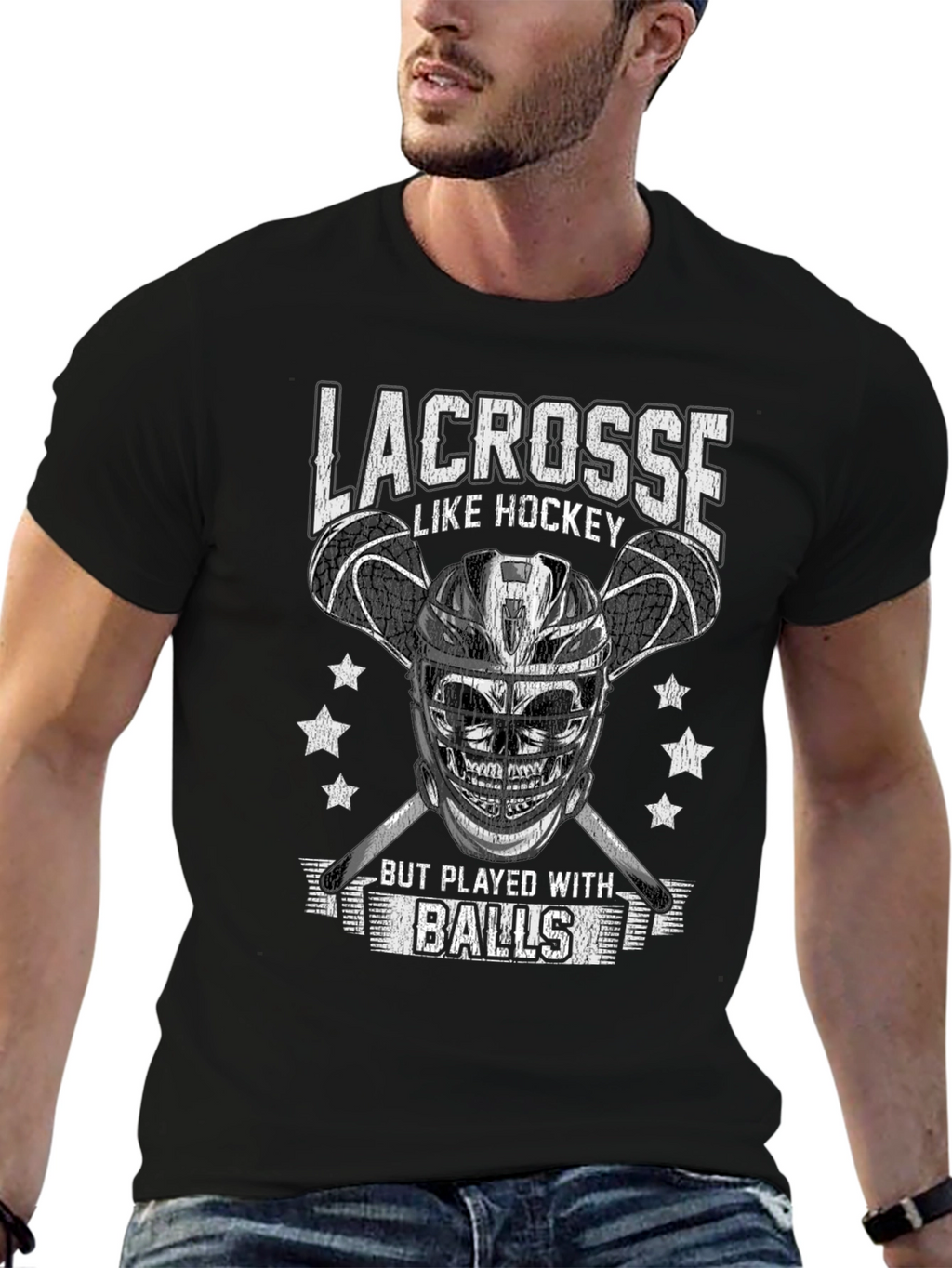 Lacrosse vs Hockey Funny T-Shirt