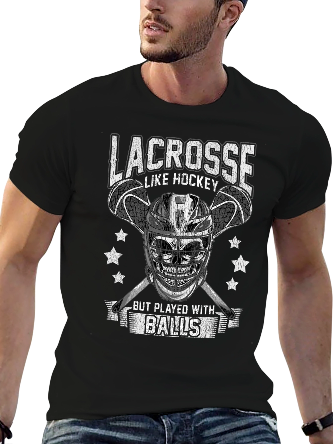 Lacrosse vs Hockey Funny T-Shirt