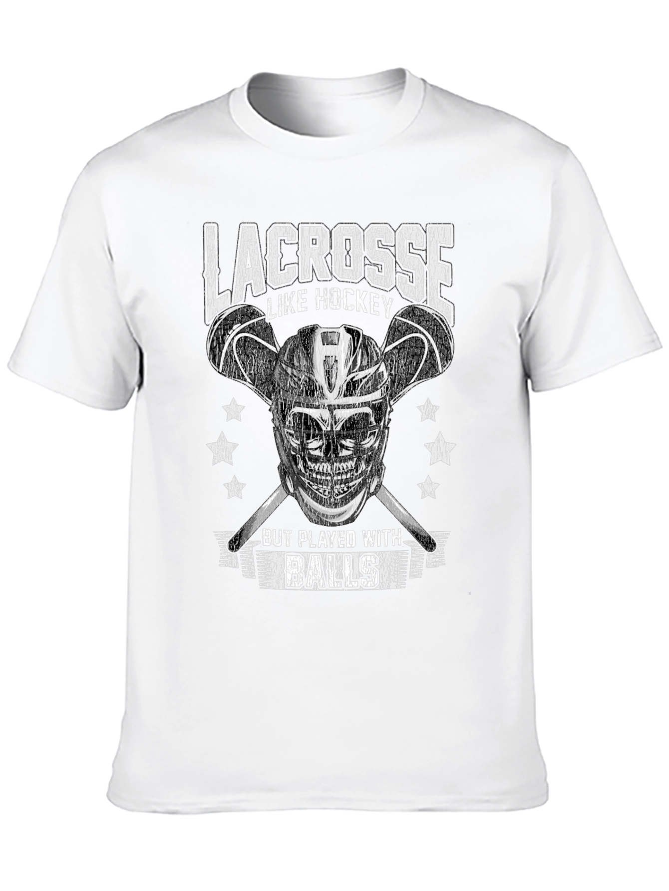 Lacrosse vs Hockey Funny T-Shirt