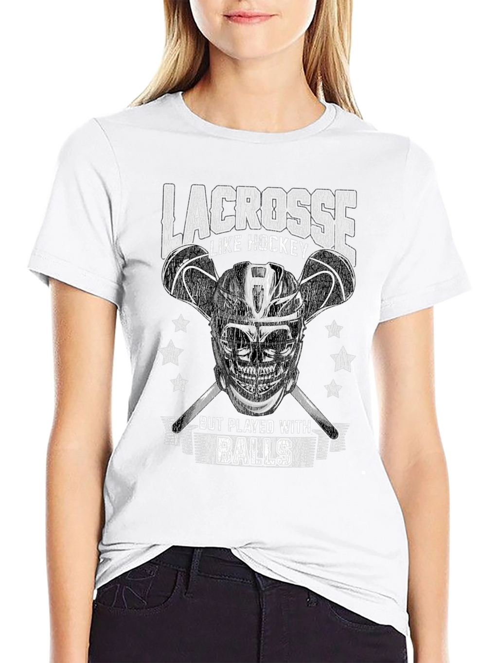 Lacrosse vs Hockey Funny T-Shirt