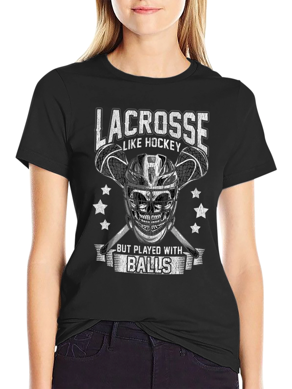 Lacrosse vs Hockey Funny T-Shirt