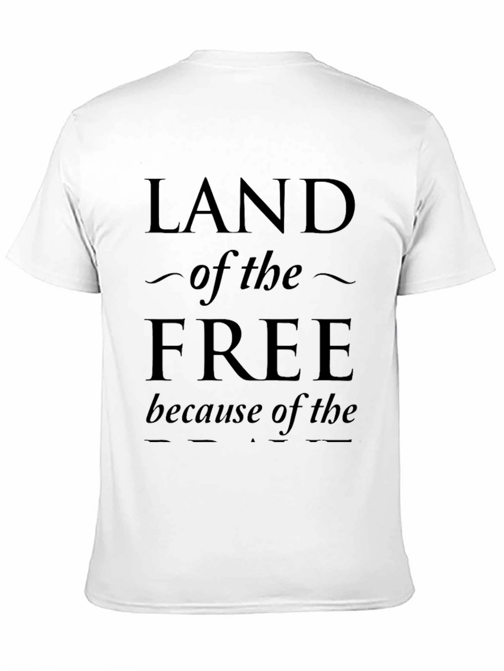 Land of the Free Graphic Print Tee