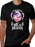 Id Rather Be A Dragon Graphic Tee