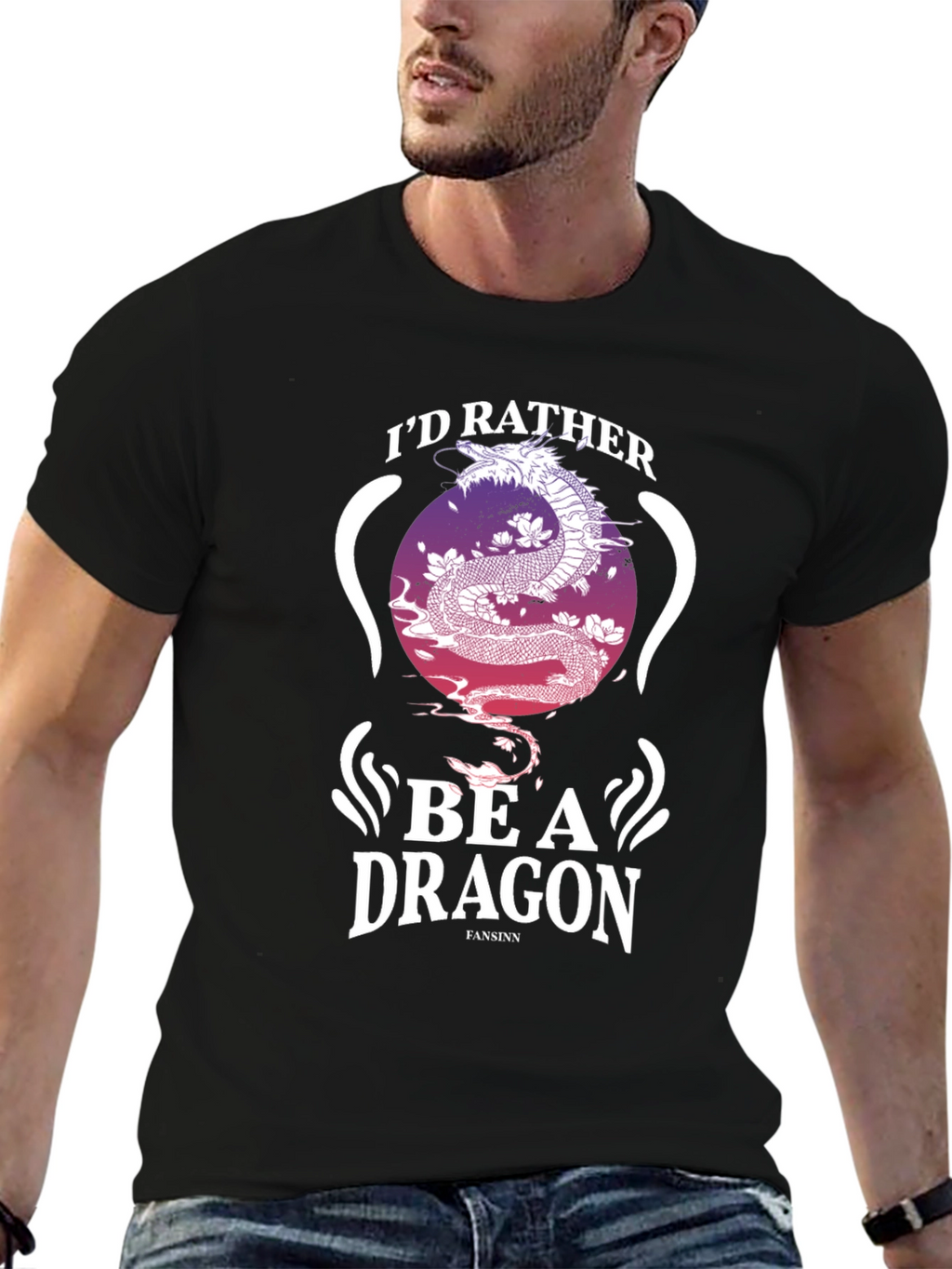 Id Rather Be A Dragon Graphic Tee