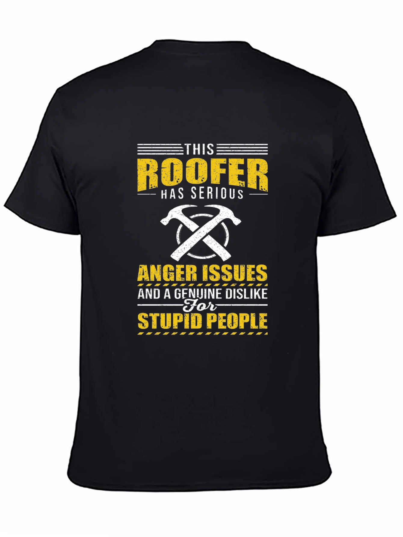 Roofer Anger Issues T-Shirt - Funny Job Pride Tee