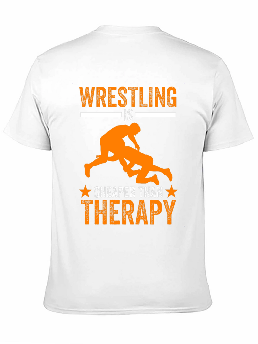 Wrestling is Cheaper Than Therapy Graphic Tee