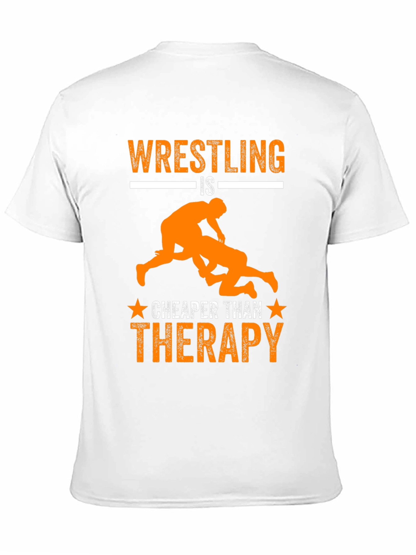 Wrestling is Cheaper Than Therapy Graphic Tee