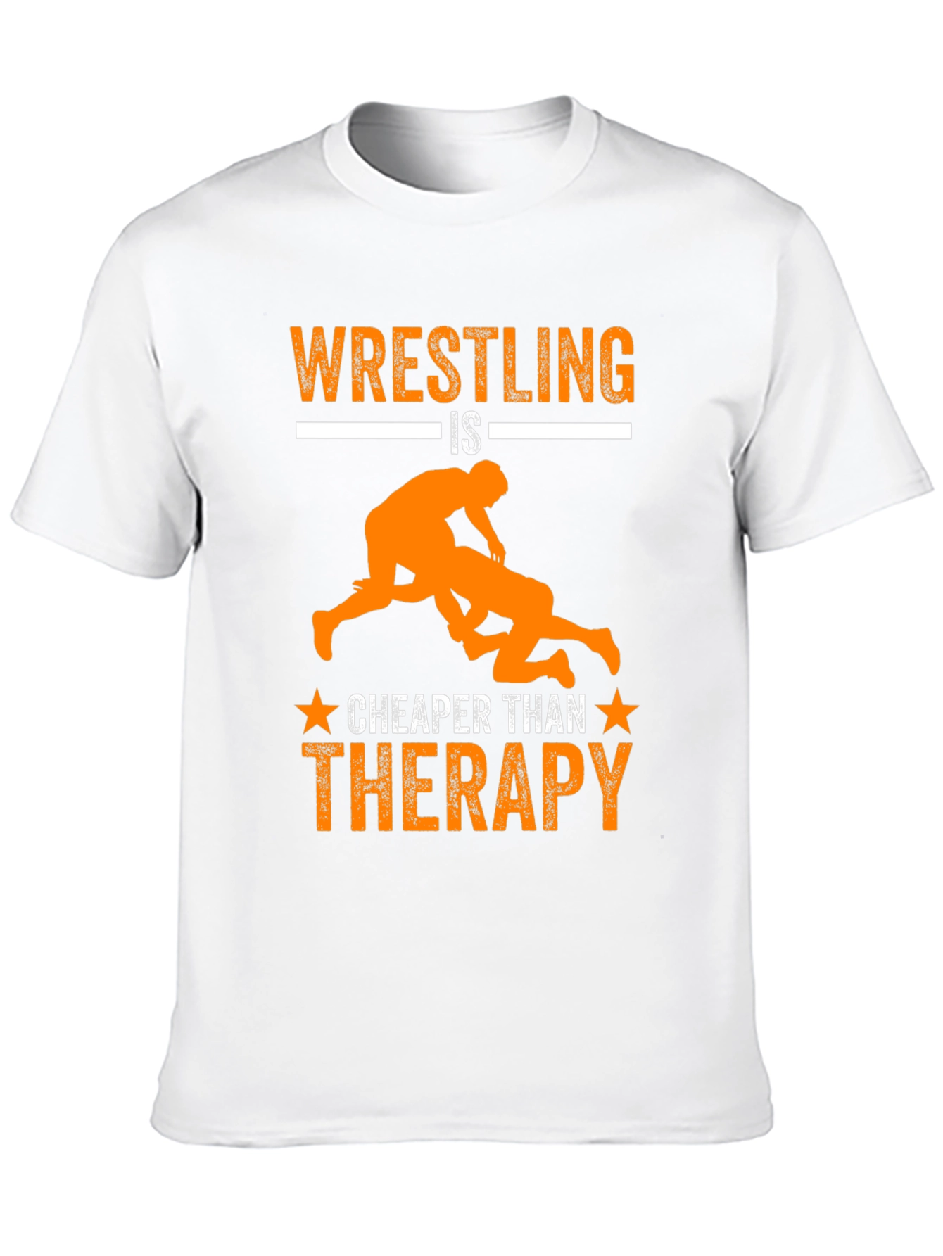Wrestling is Cheaper Than Therapy Graphic Tee