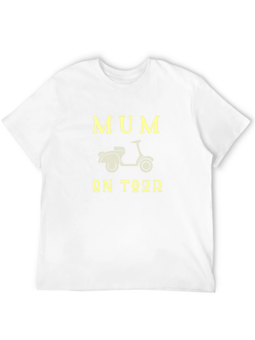 Mum On Tour T-Shirt Scooter Design