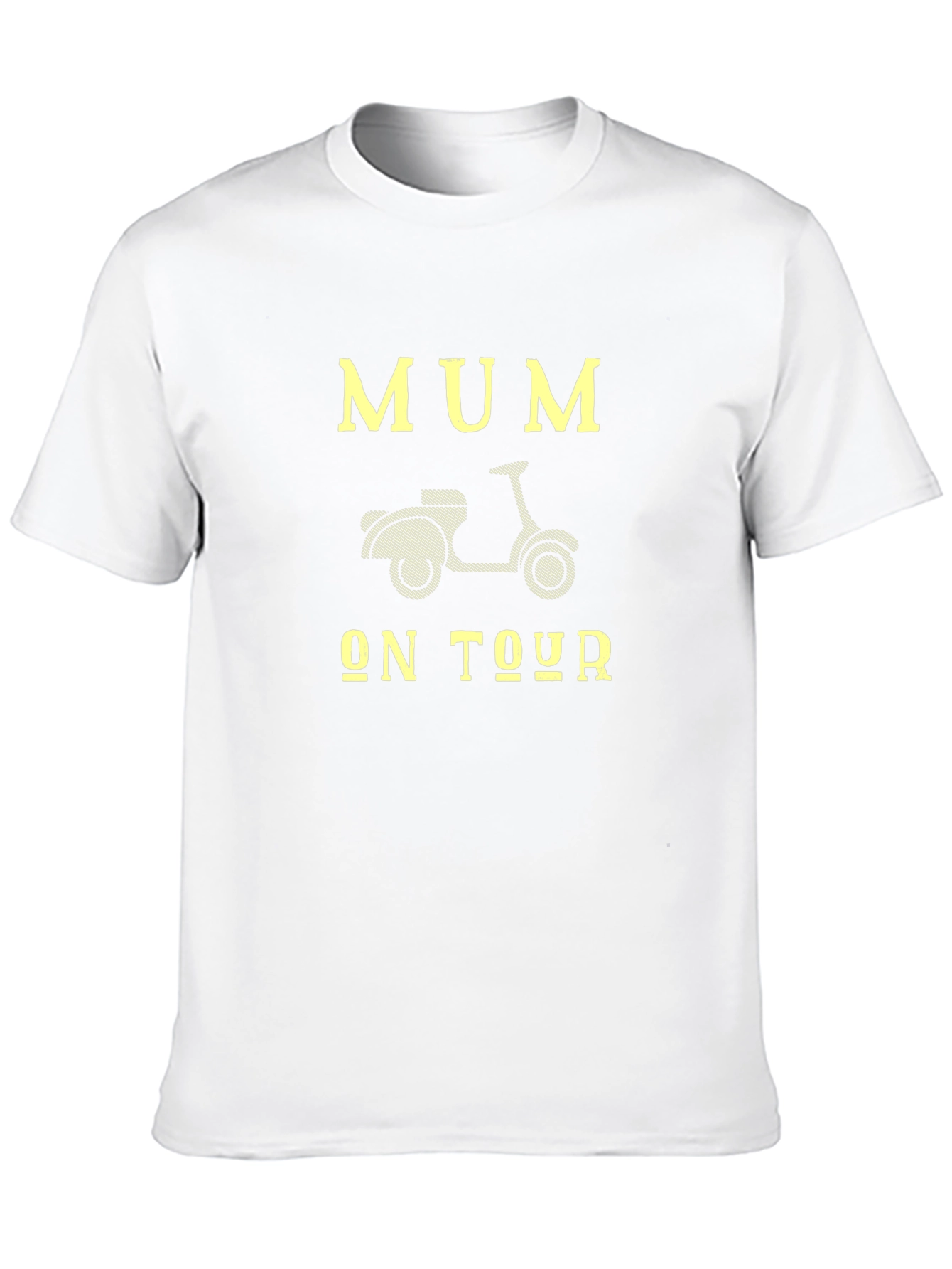 Mum On Tour T-Shirt Scooter Design