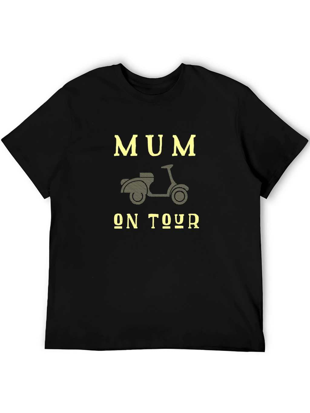 Mum On Tour T-Shirt Scooter Design