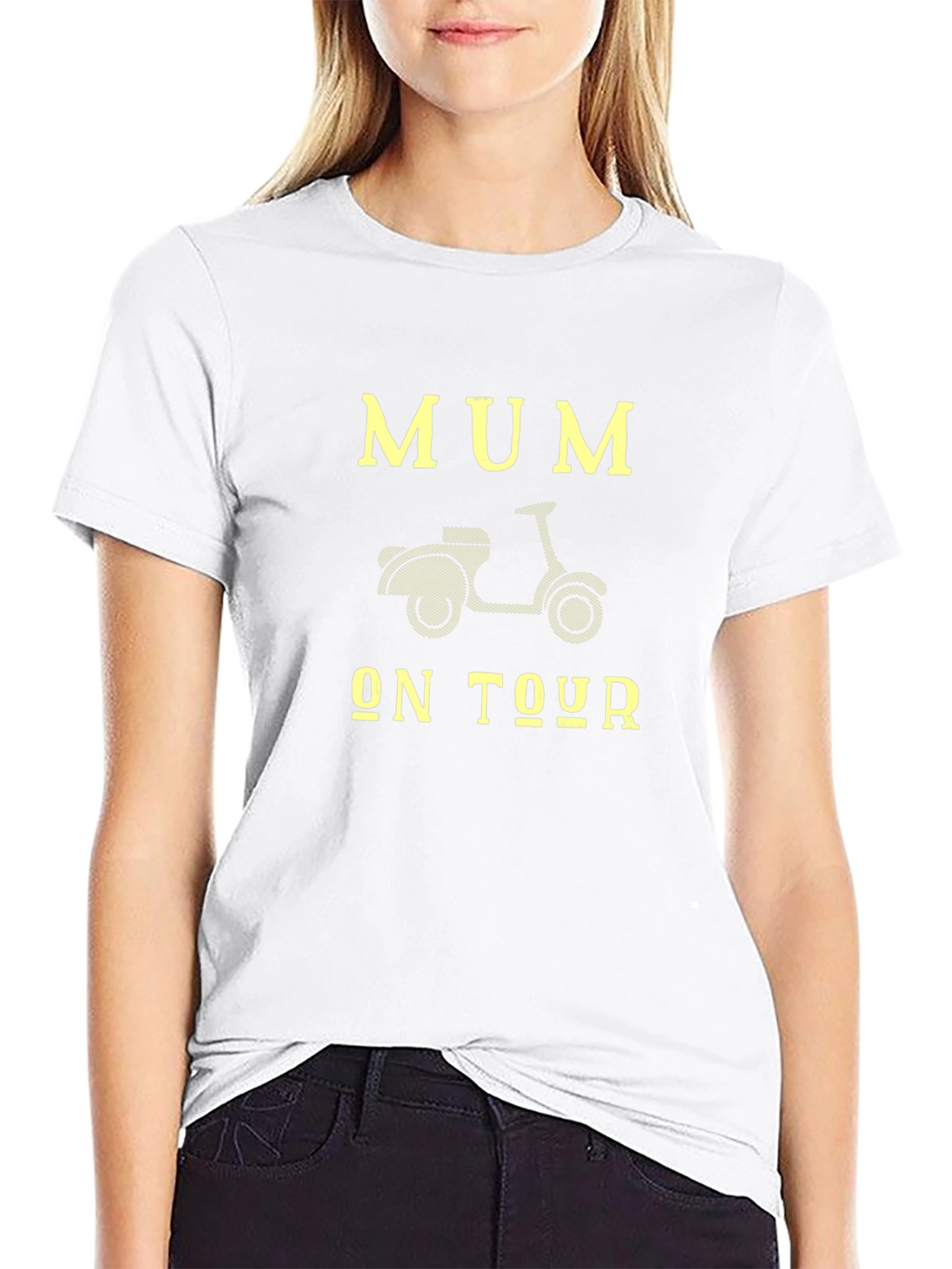 Mum On Tour T-Shirt Scooter Design