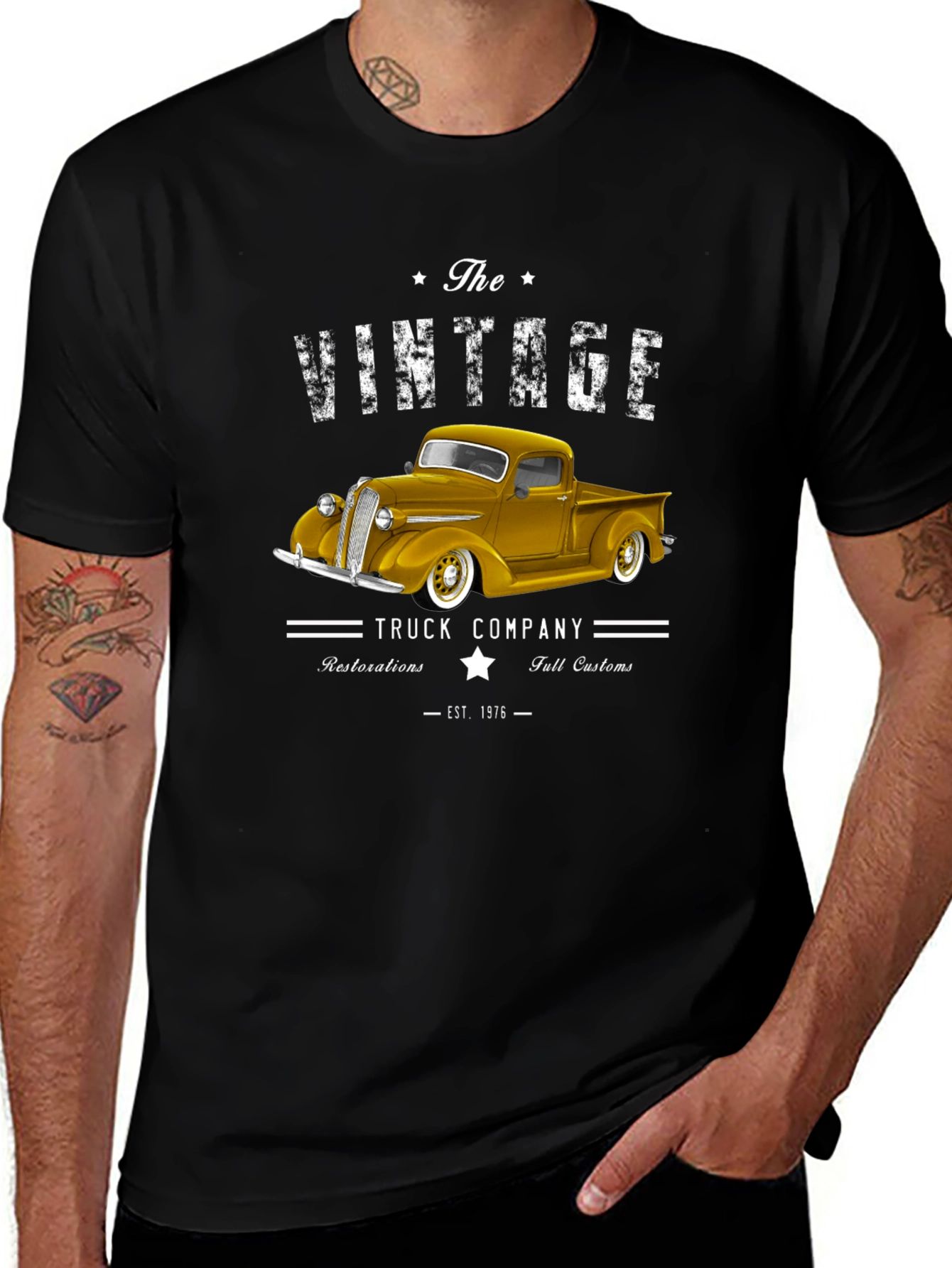 Vintage Truck T-Shirt - Classic Car Graphic Tee