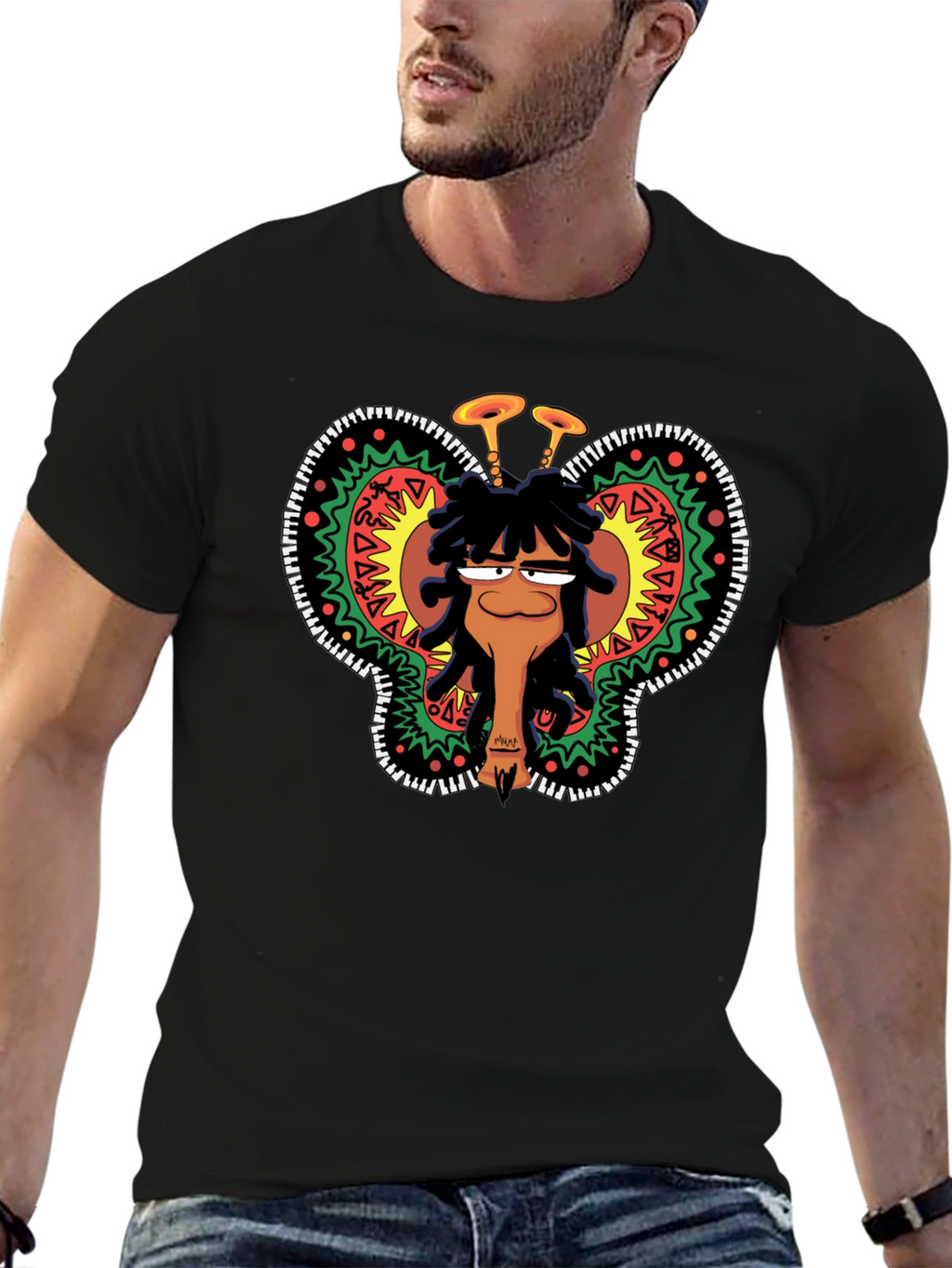 Funky Cartoon Graphic Tee
