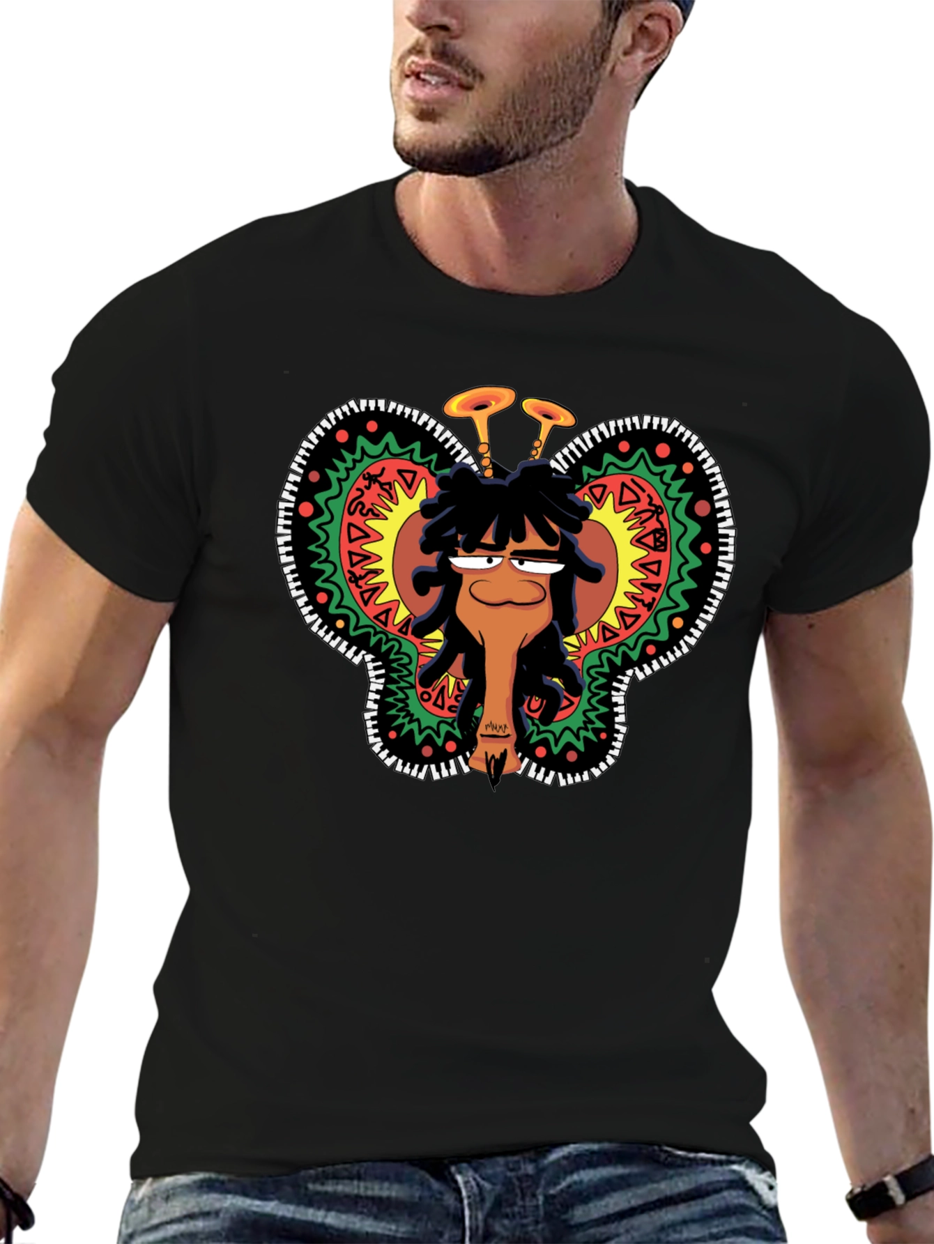 Funky Cartoon Graphic Tee