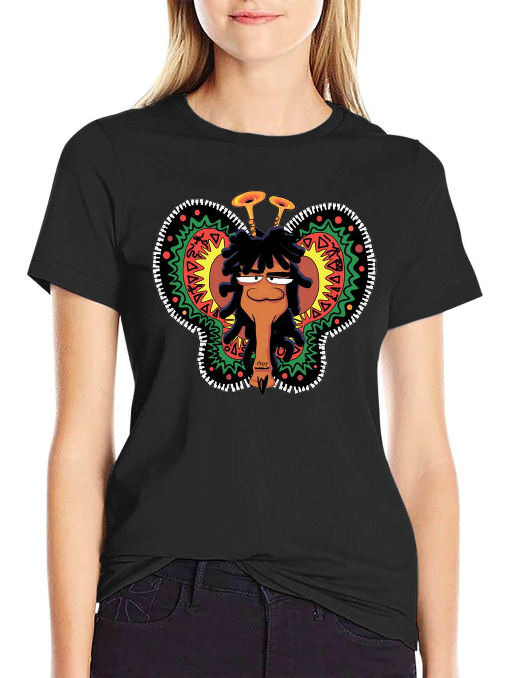 Funky Cartoon Graphic Tee