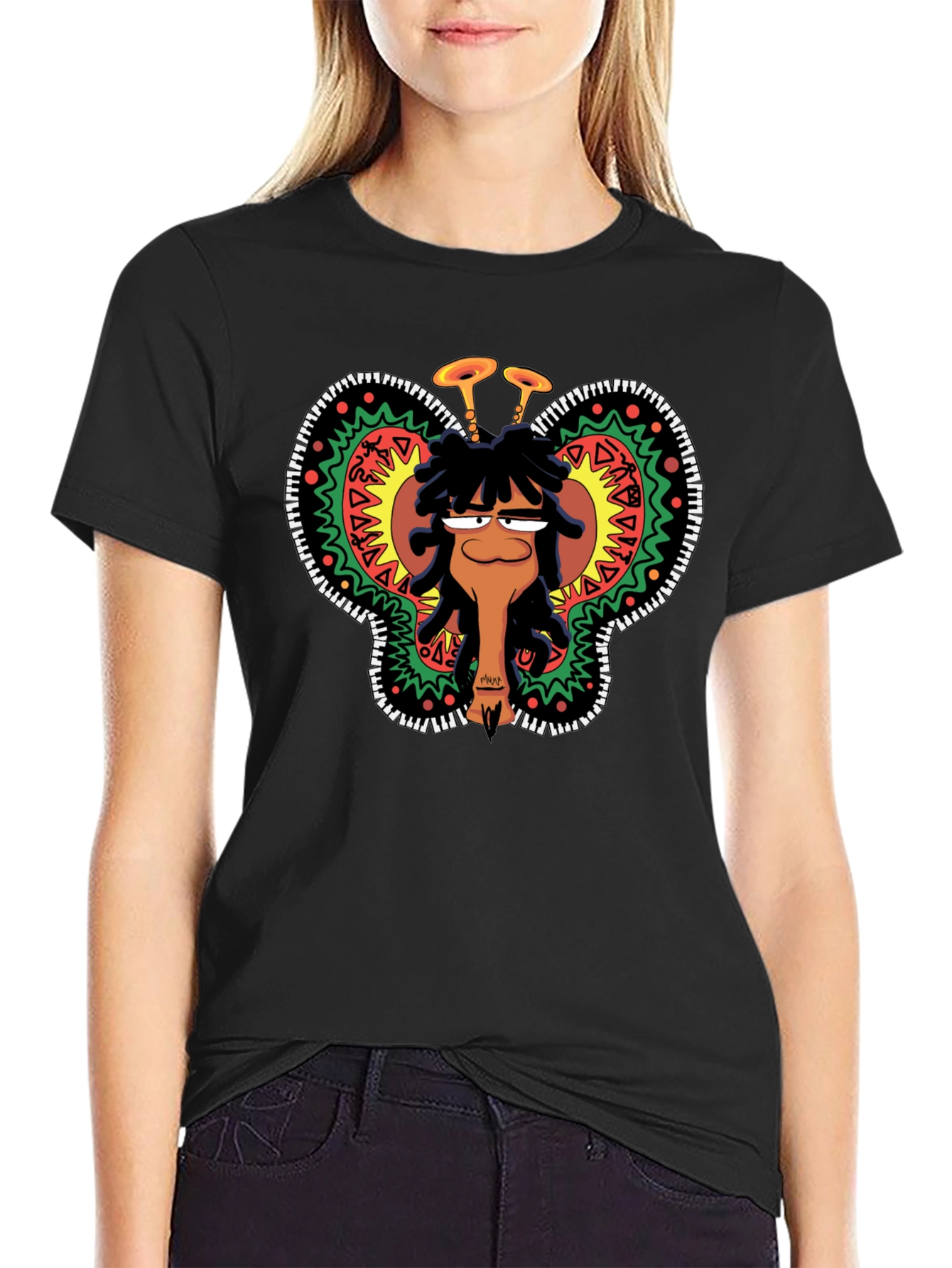Funky Cartoon Graphic Tee