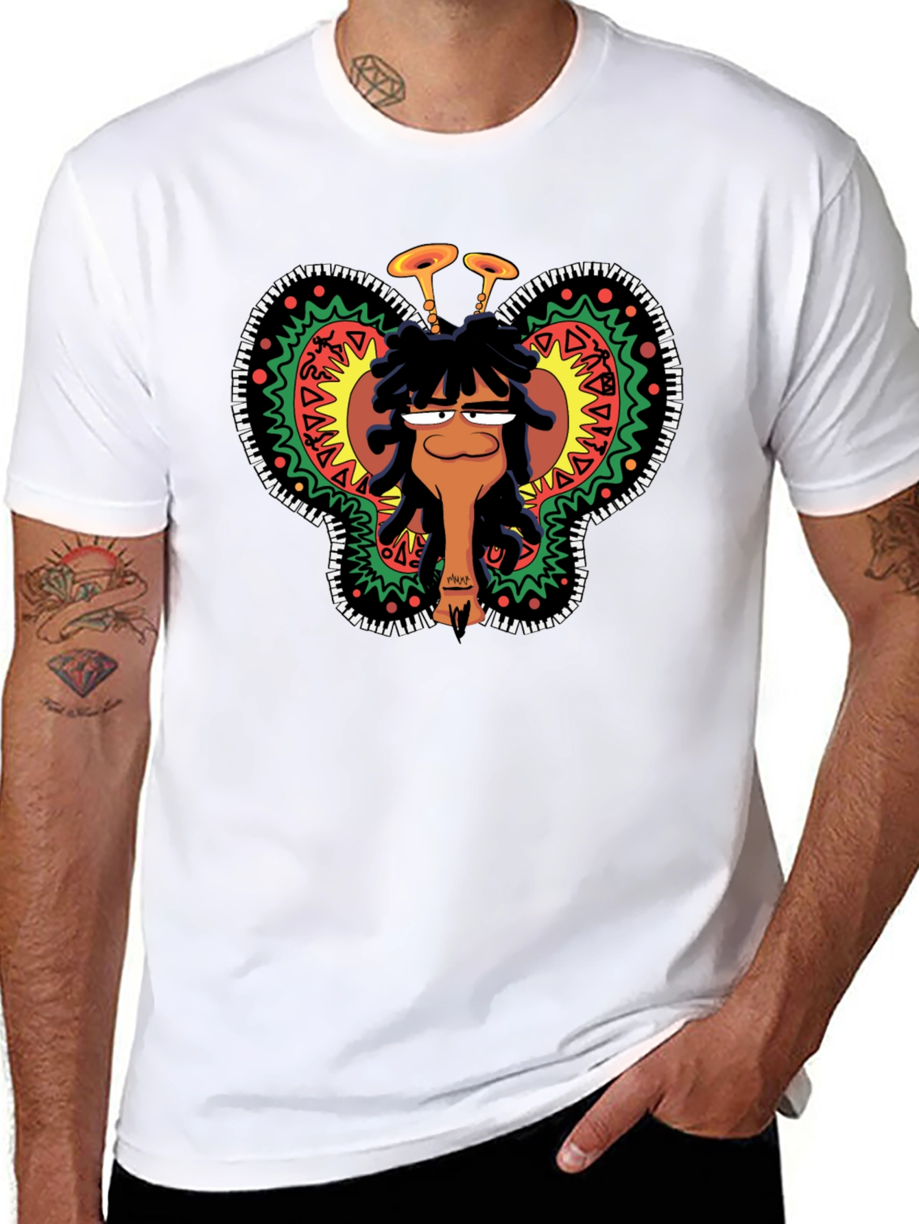 Funky Cartoon Graphic Tee