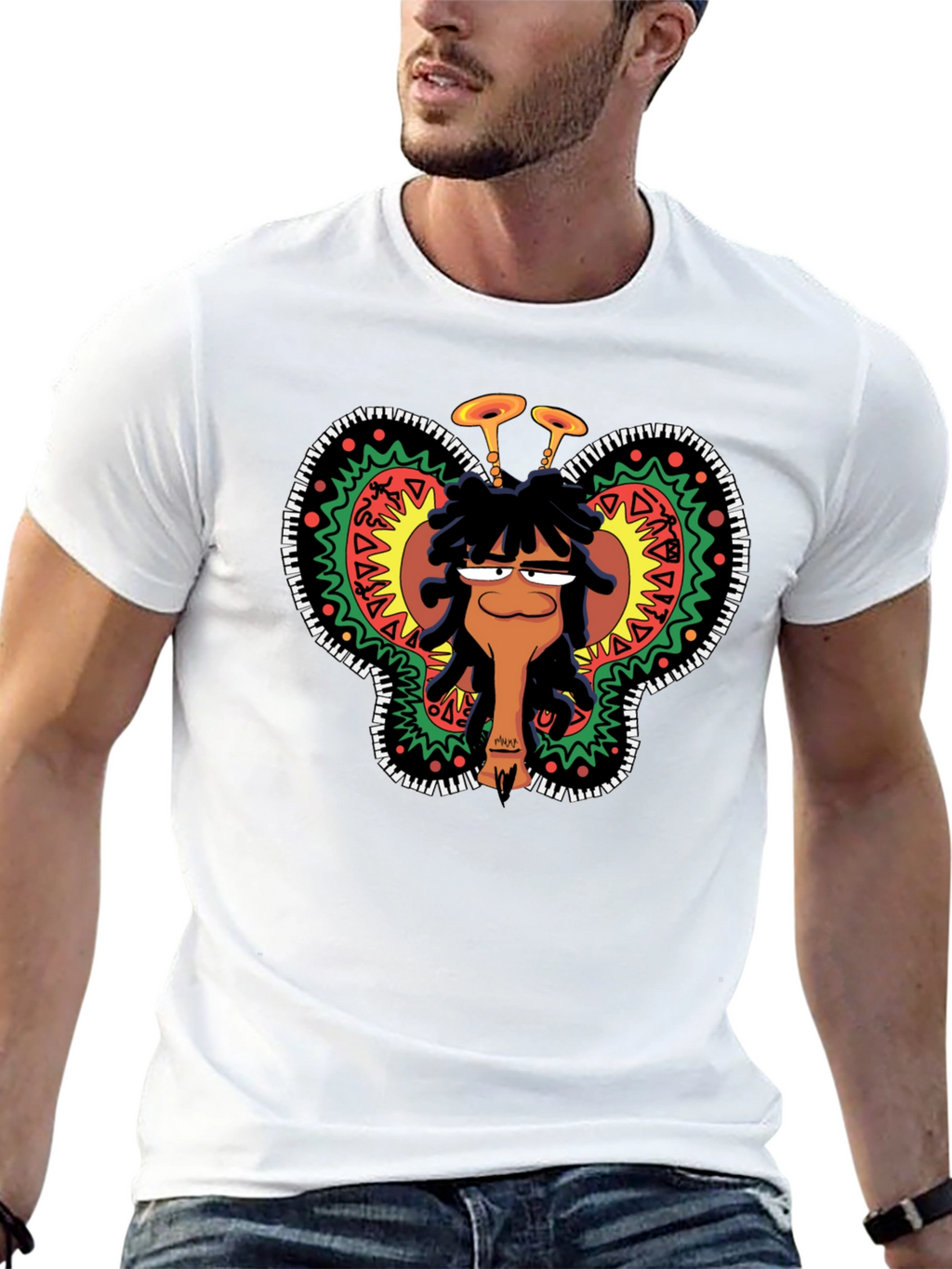 Funky Cartoon Graphic Tee