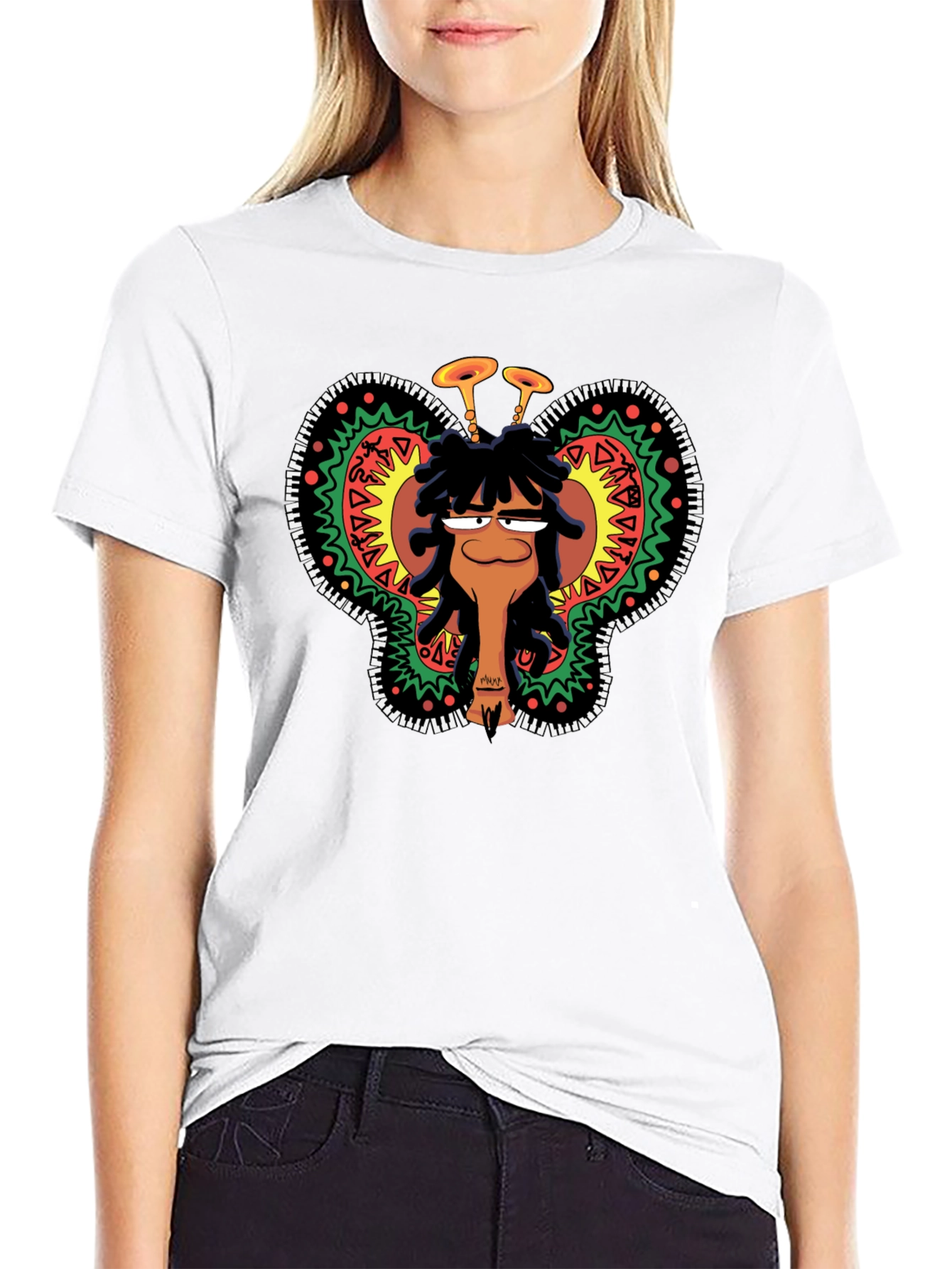 Funky Cartoon Graphic Tee