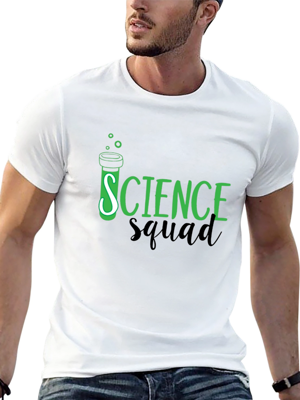 Science Squad T-Shirt - Black - Graphic Tee