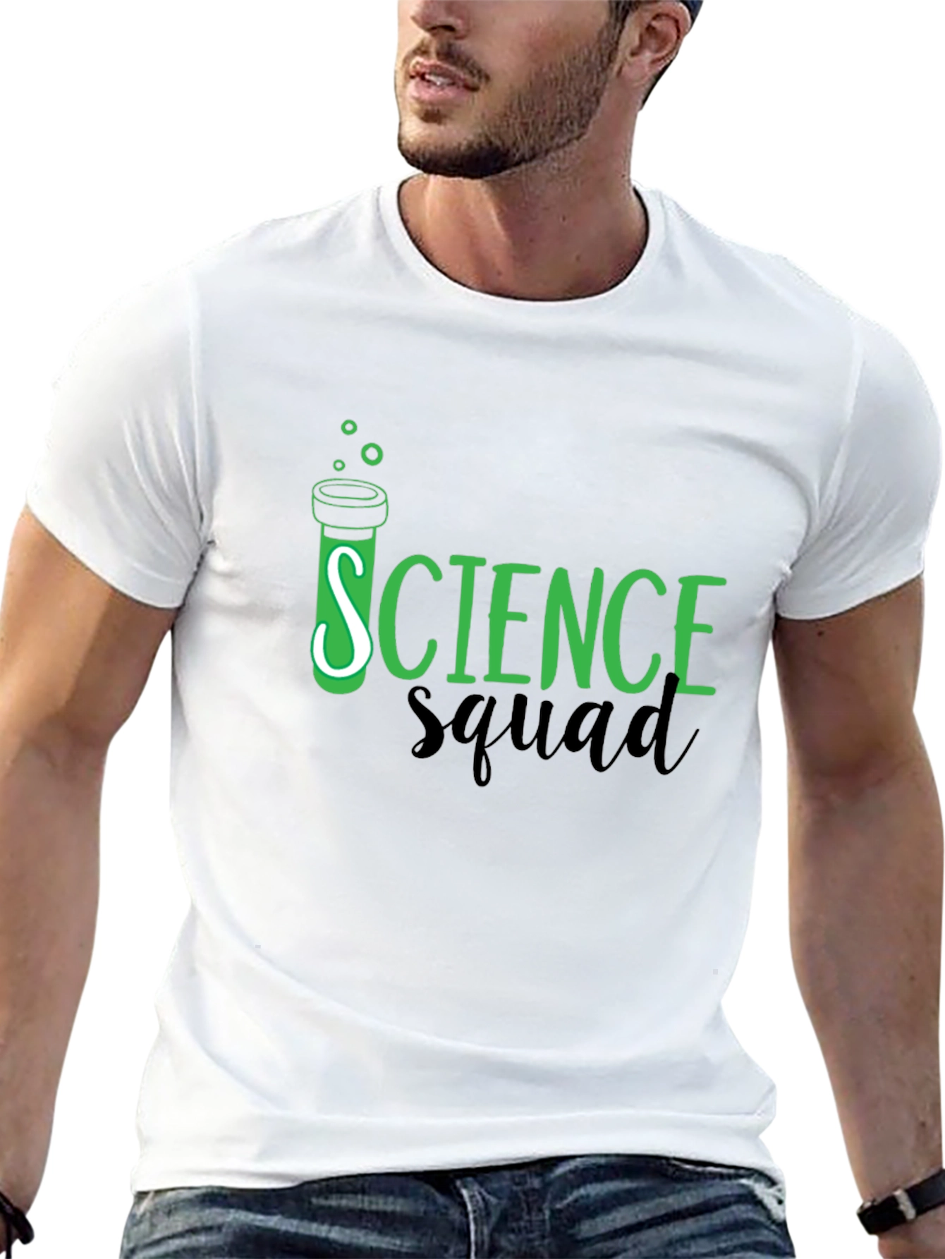 Science Squad T-Shirt - Black - Graphic Tee