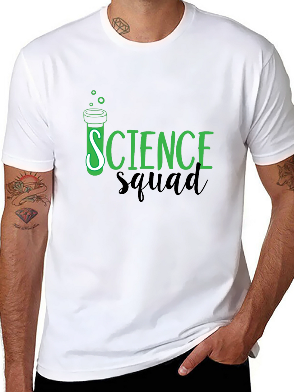Science Squad T-Shirt - Black - Graphic Tee