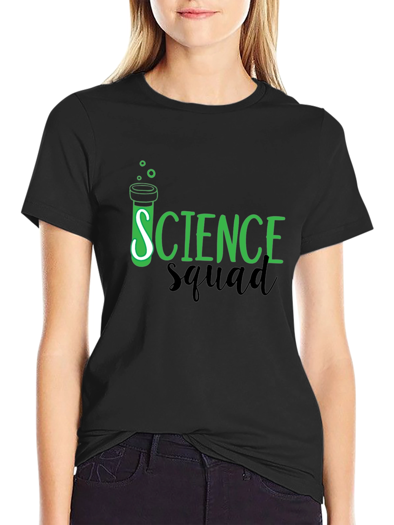 Science Squad T-Shirt - Black - Graphic Tee