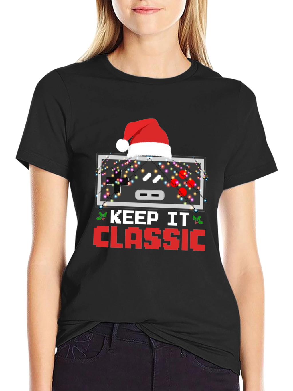 Keep It Classic Retro Santa Controller T-Shirt